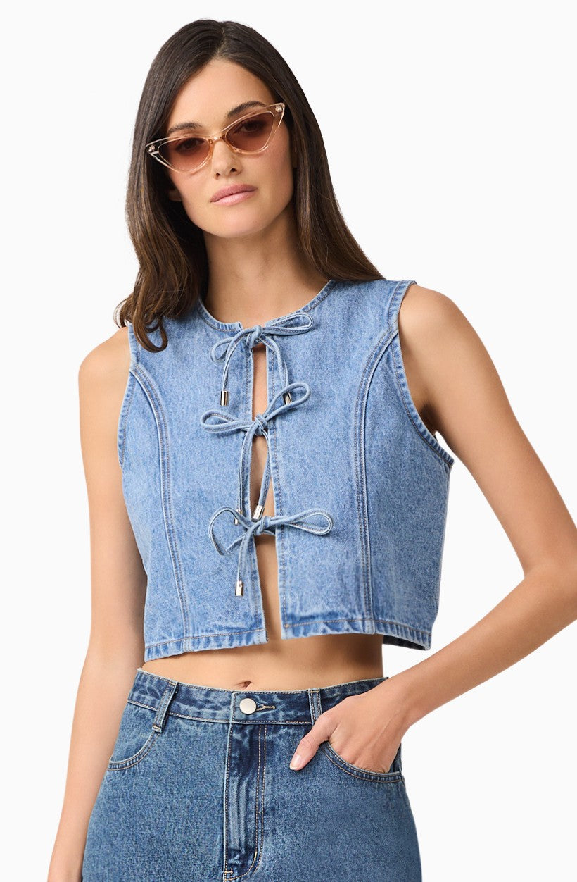 Adalynn Denim Vest