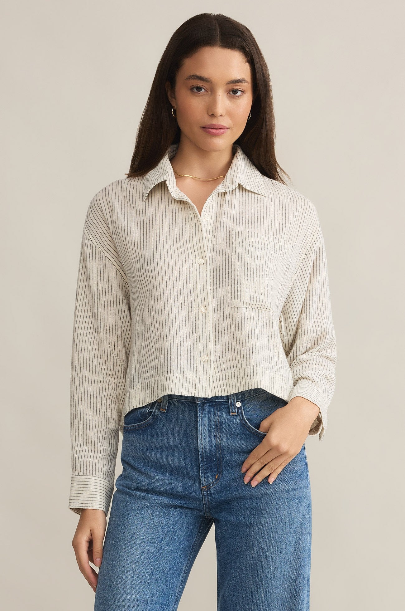 Del Mar Stripped Shirt