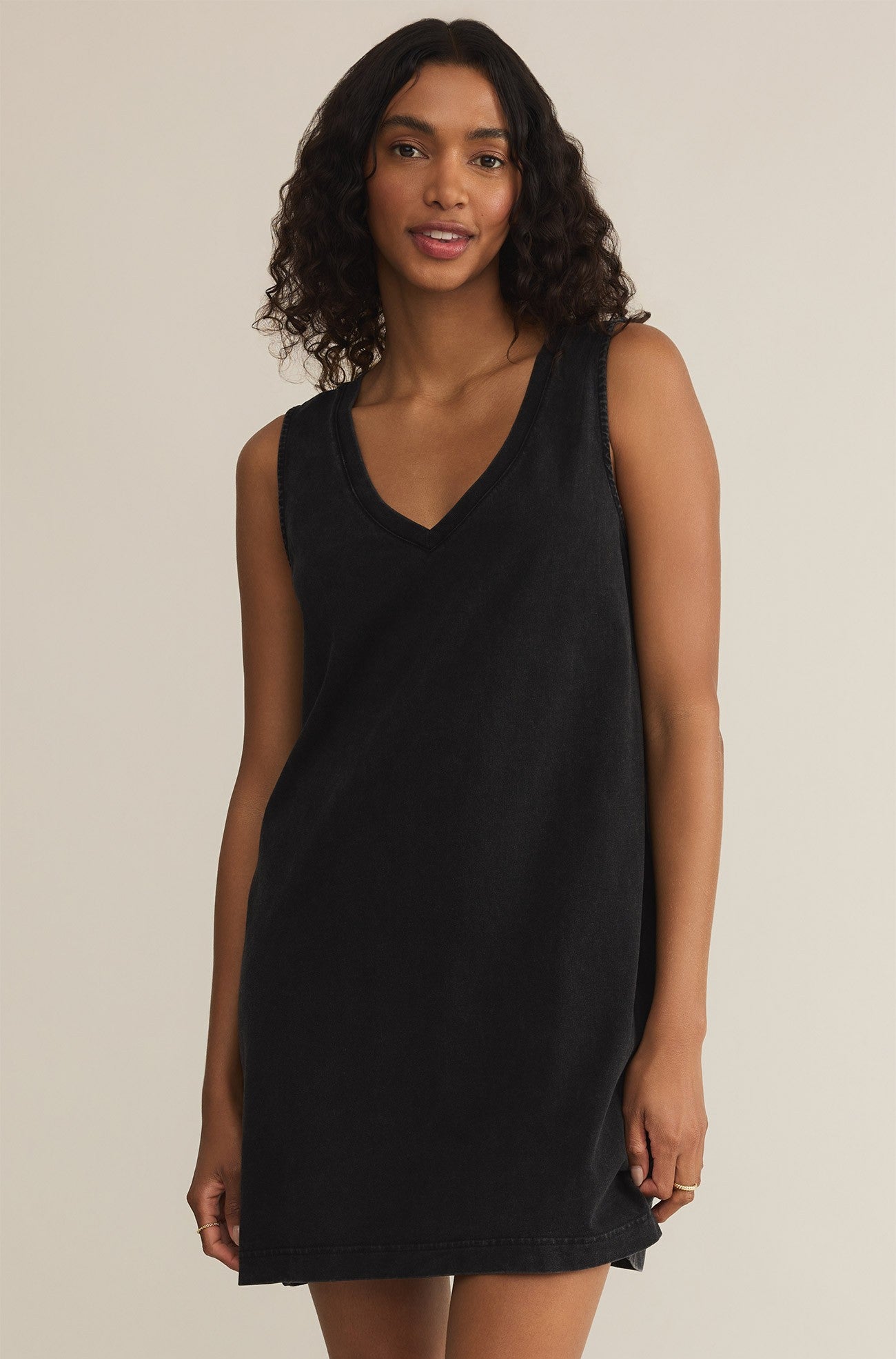Sloane V-neck Mini Dress Cover Up