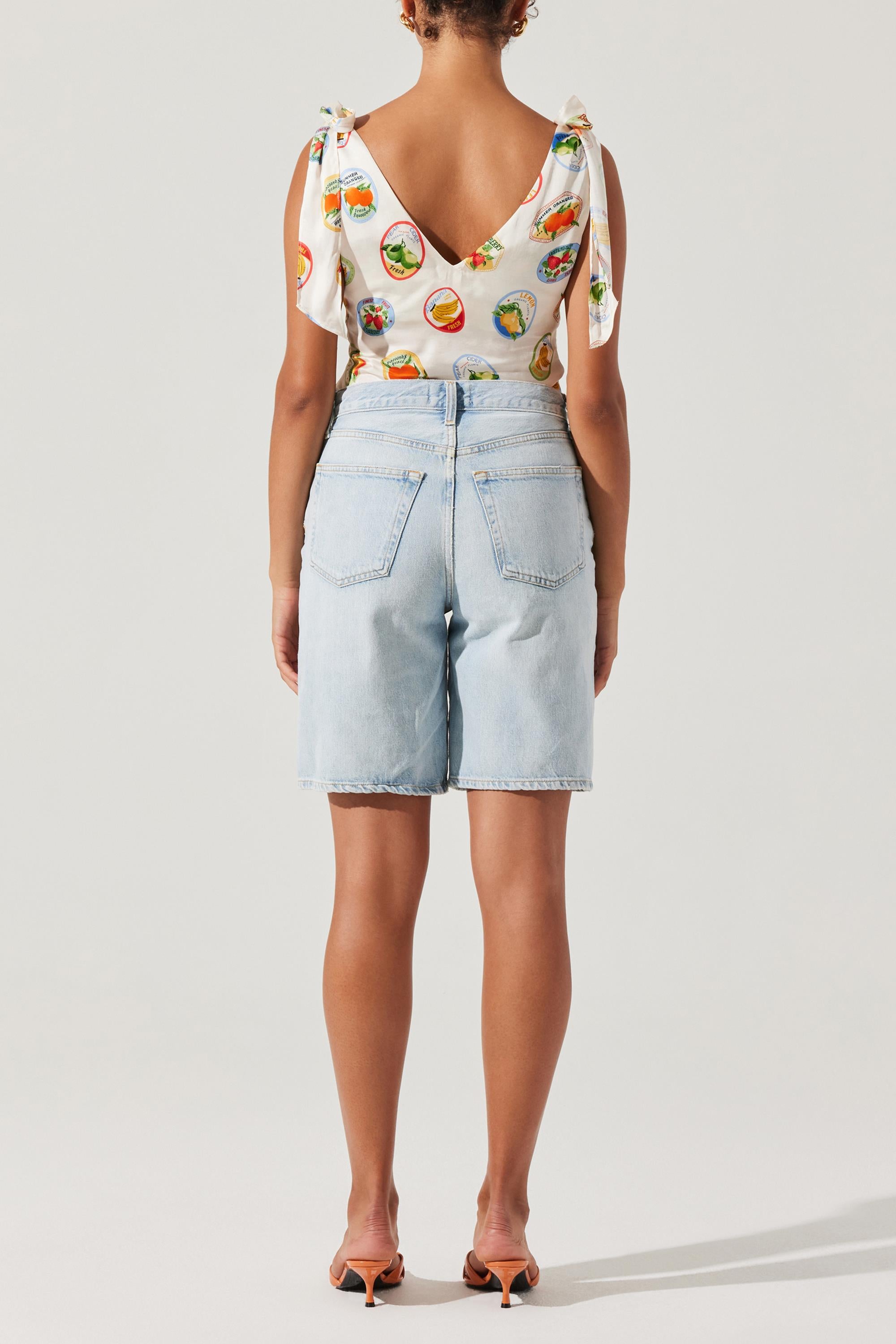 Allexina Tie Strap Top