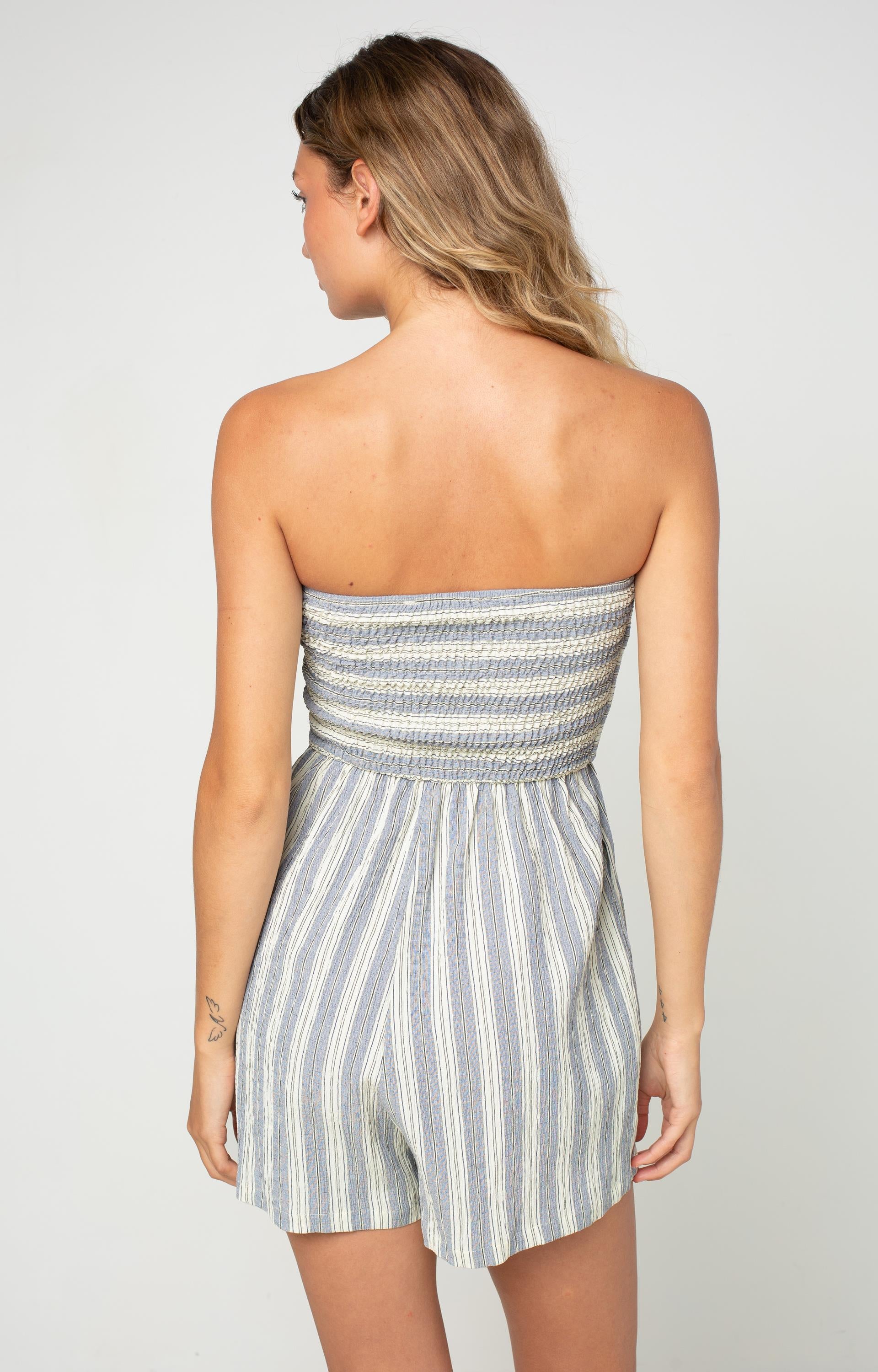 Elva Stripe Romper