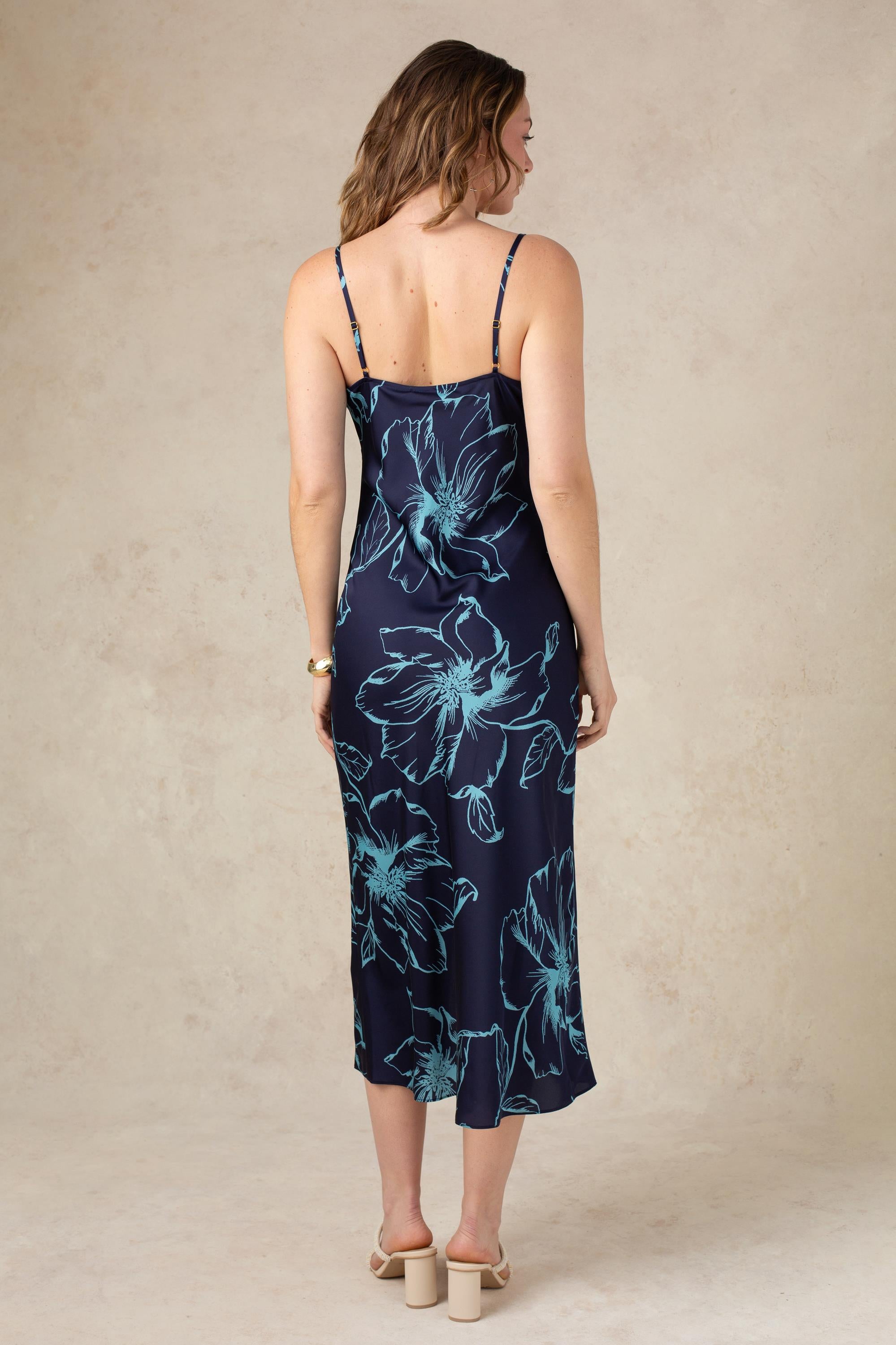 Liddy Button Midi Dress