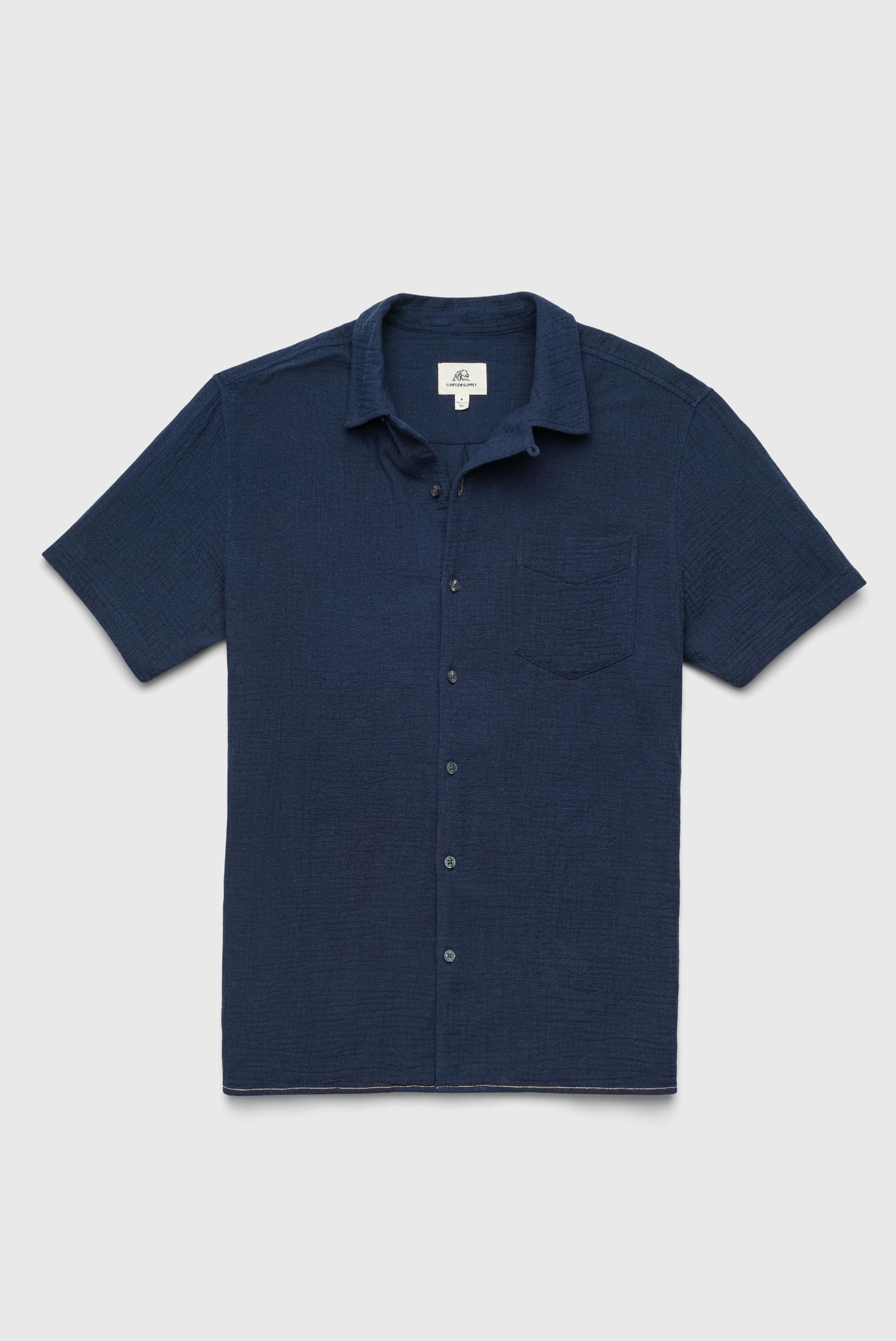 Mariner Short Sleeve Crinkle Gauze Camp Shirt