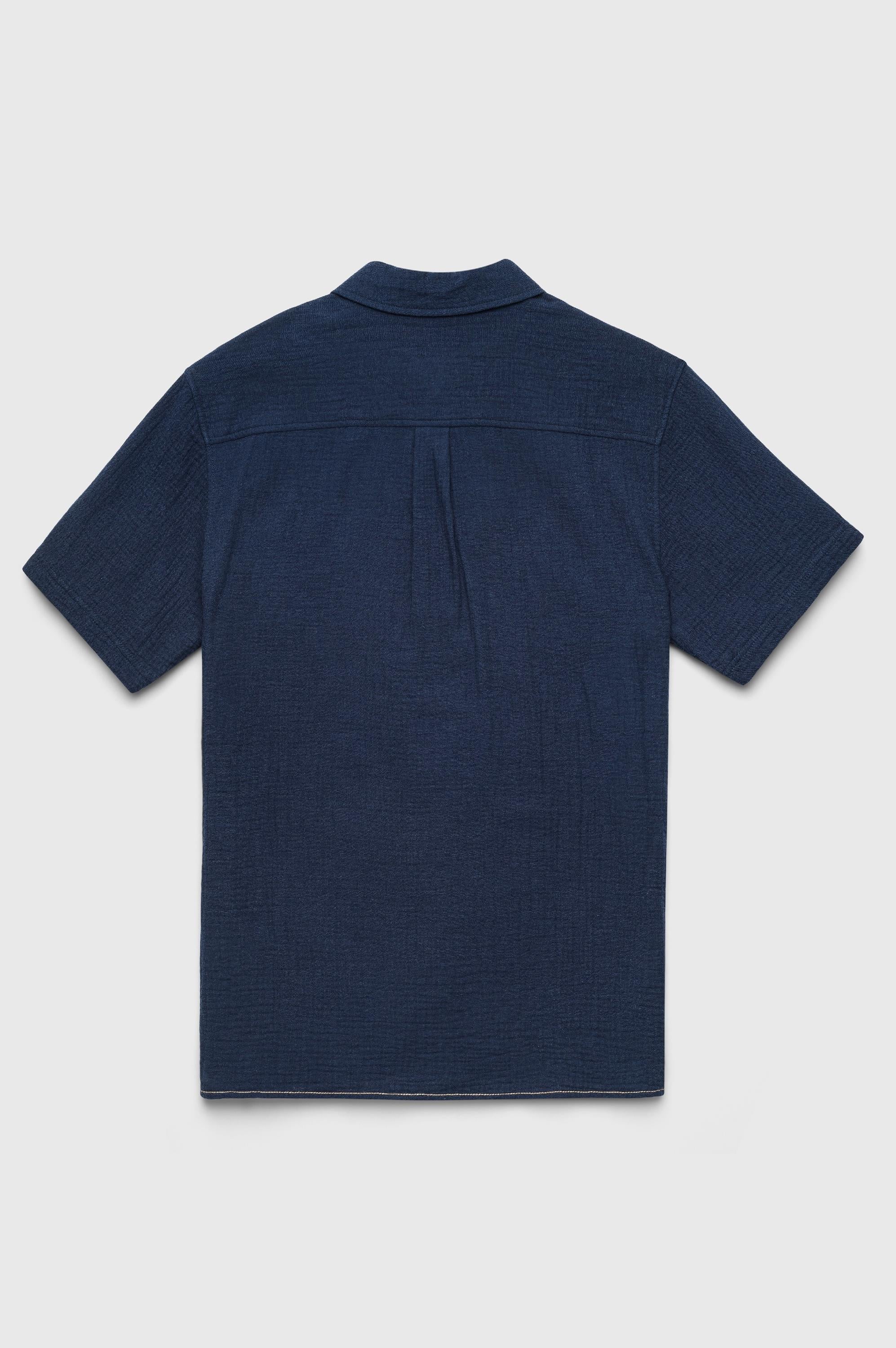 Mariner Short Sleeve Crinkle Gauze Camp Shirt
