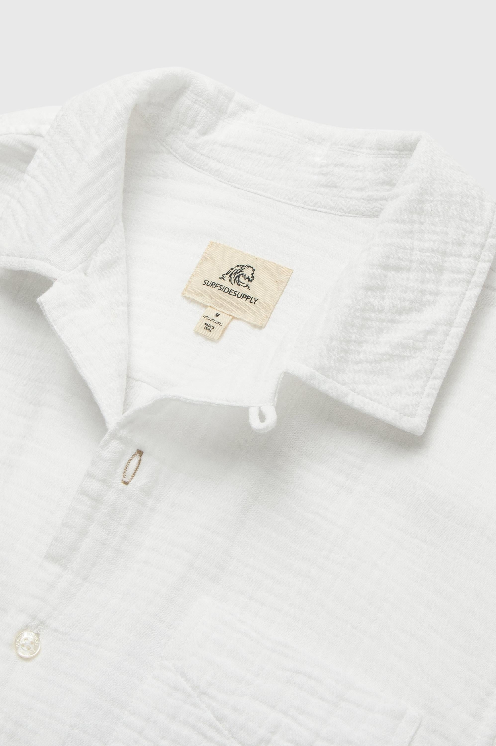 Mariner Short Sleeve Crinkle Gauze Camp Shirt