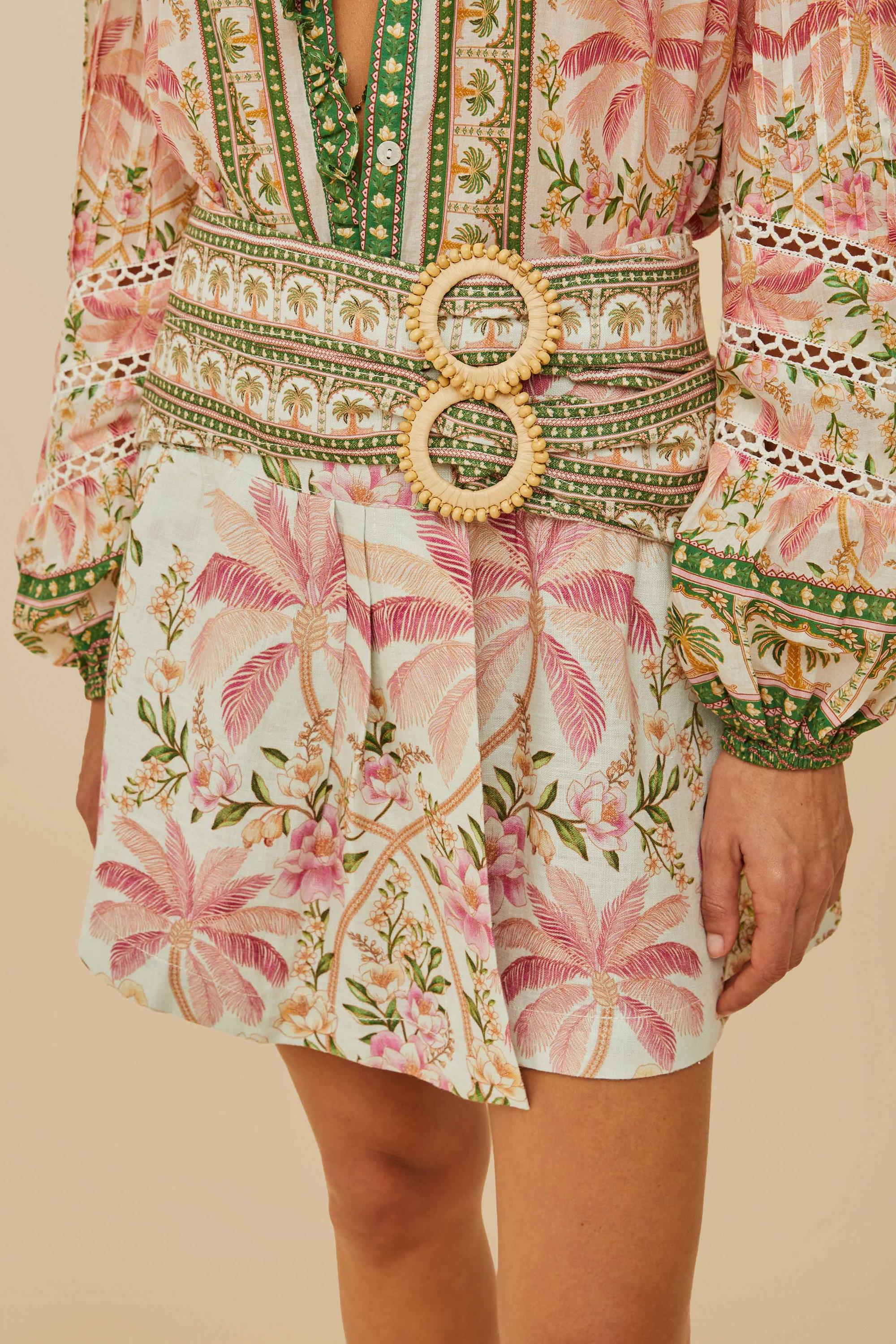 Palm Dream Off-white Double Waistband Mi