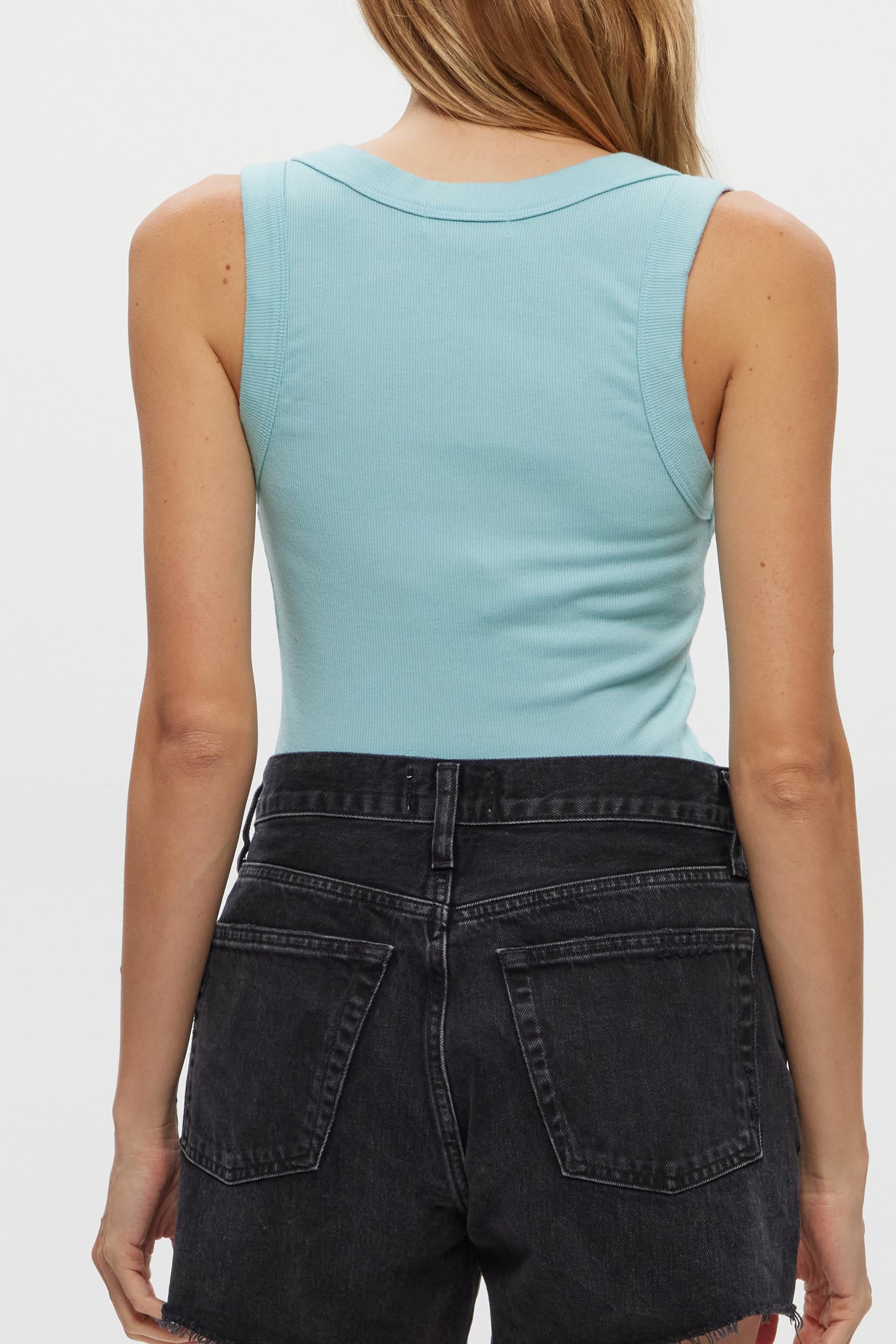 Blanche V-Neck Rib Tank
