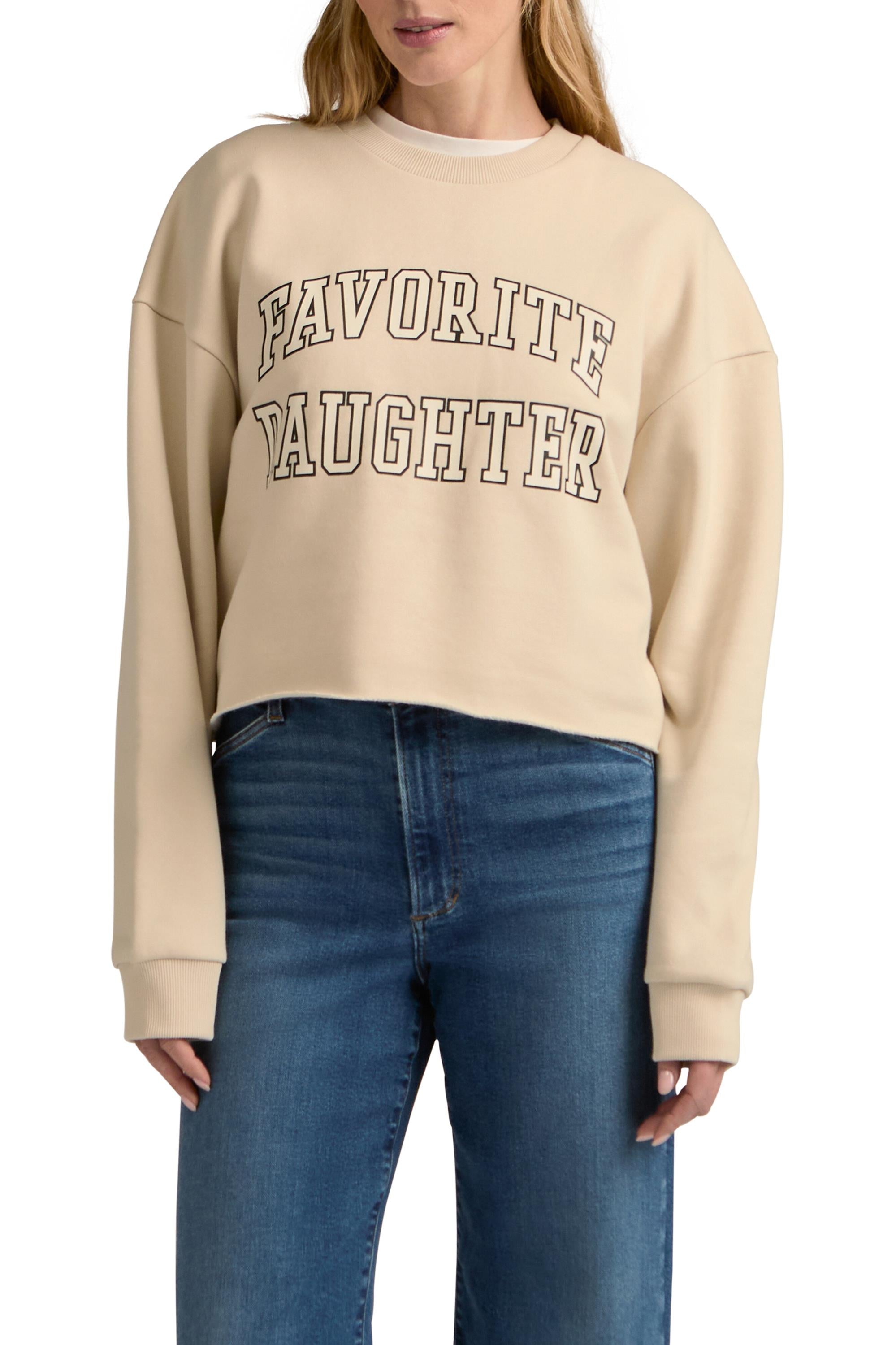 Cropped Collegiate Sweatshirt