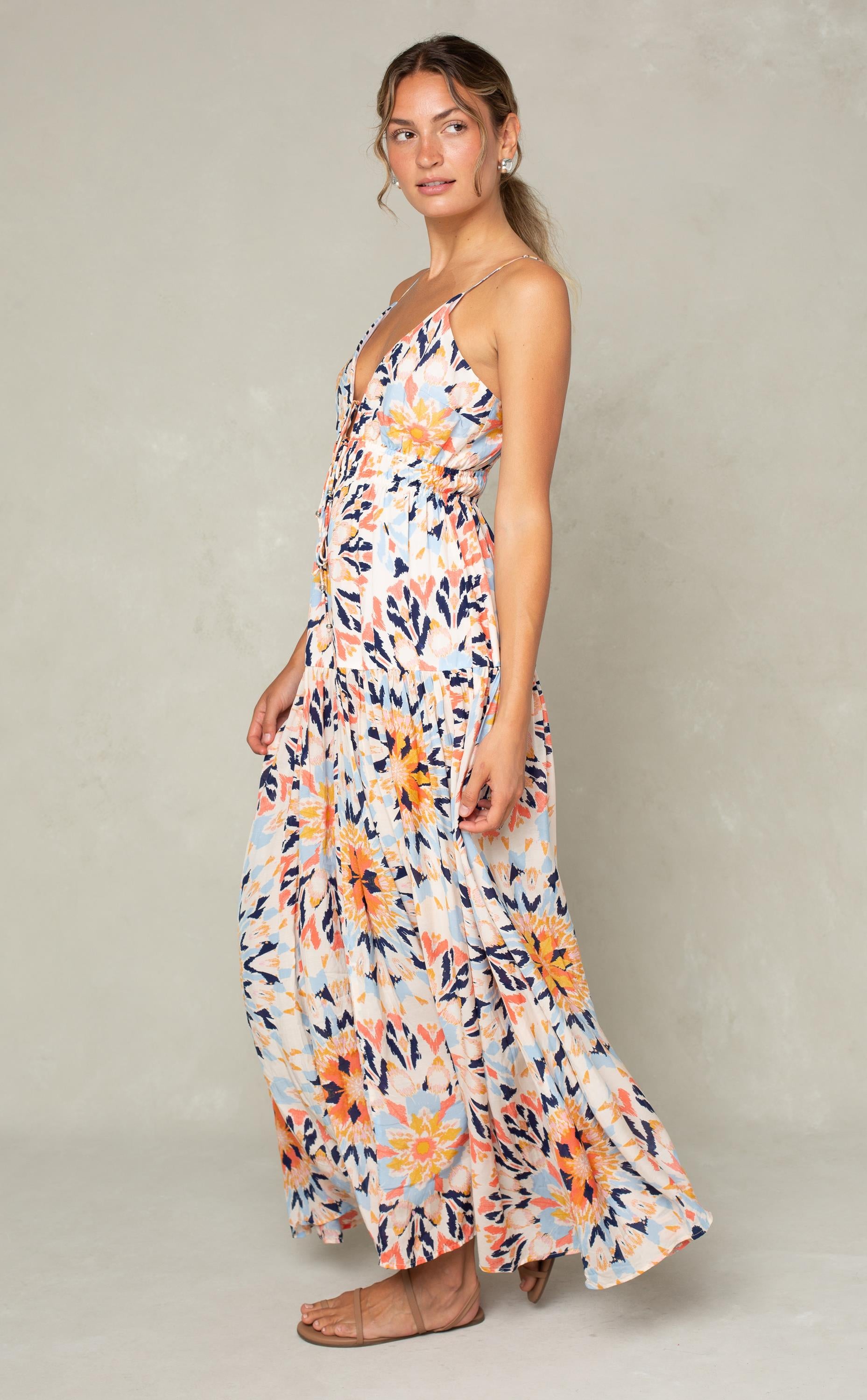 Kallie Tiered Maxi Dress