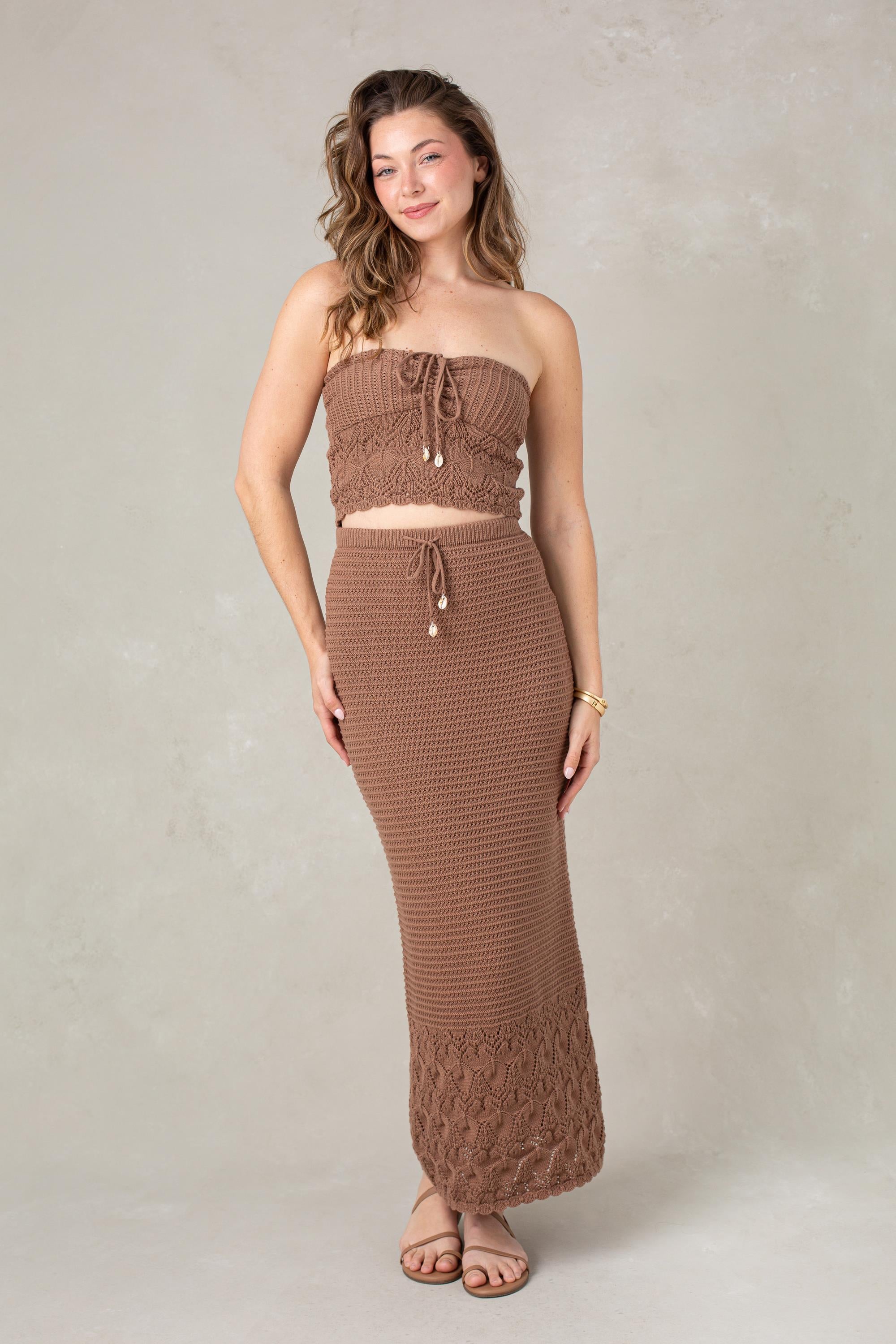 Banks Crochet Strapless Top