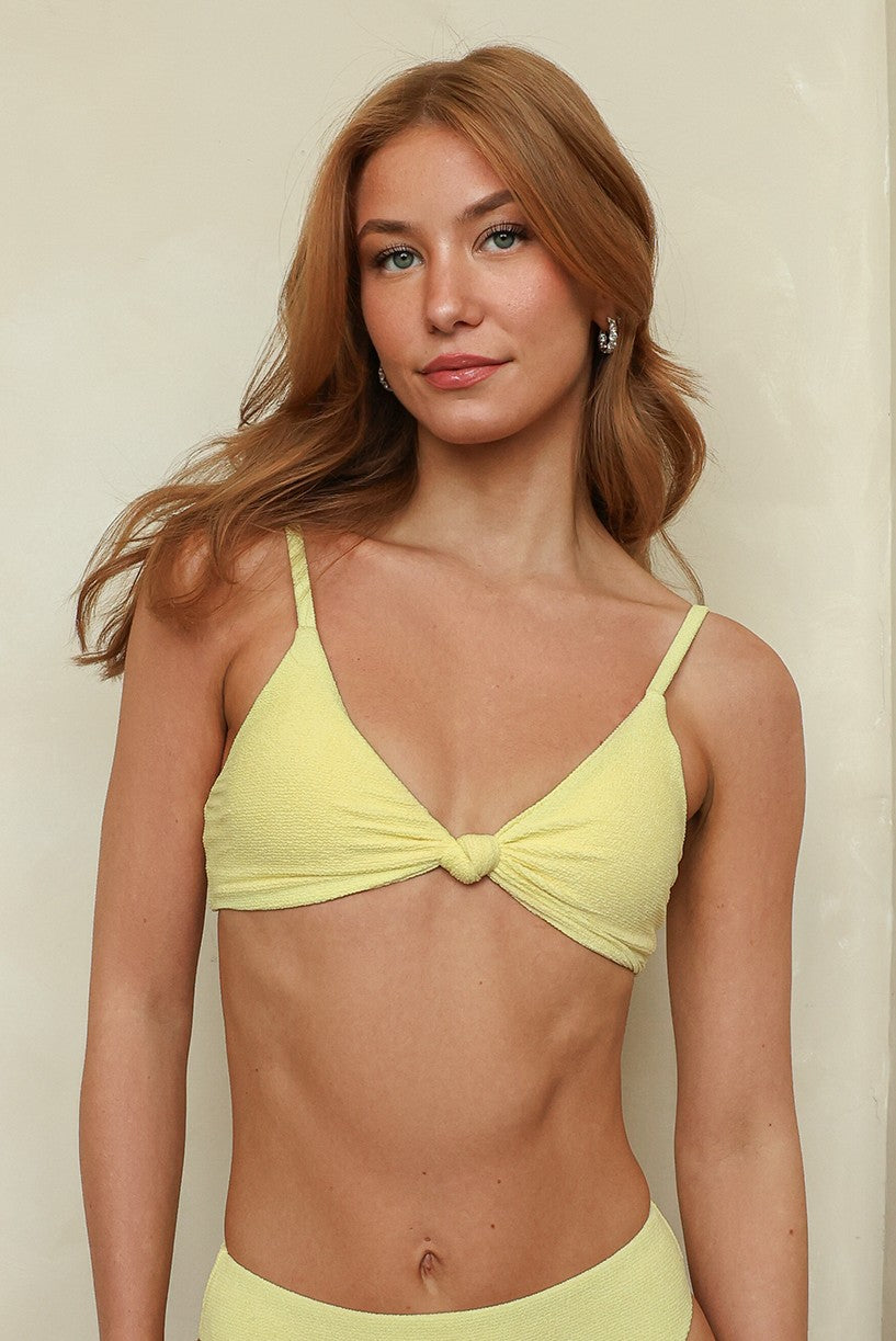 Zen Crinkle Knot Front Bralette