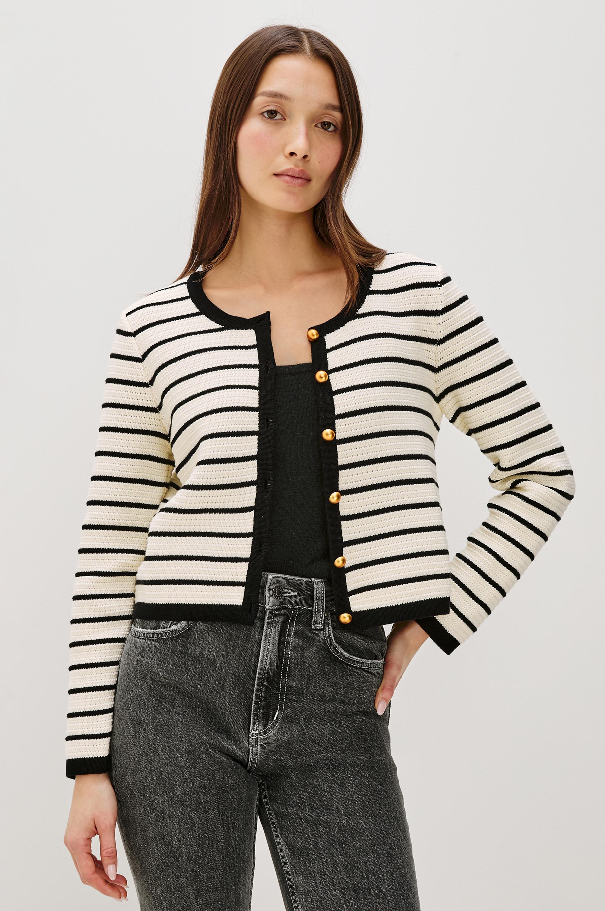 Catiania Stripe Cardi