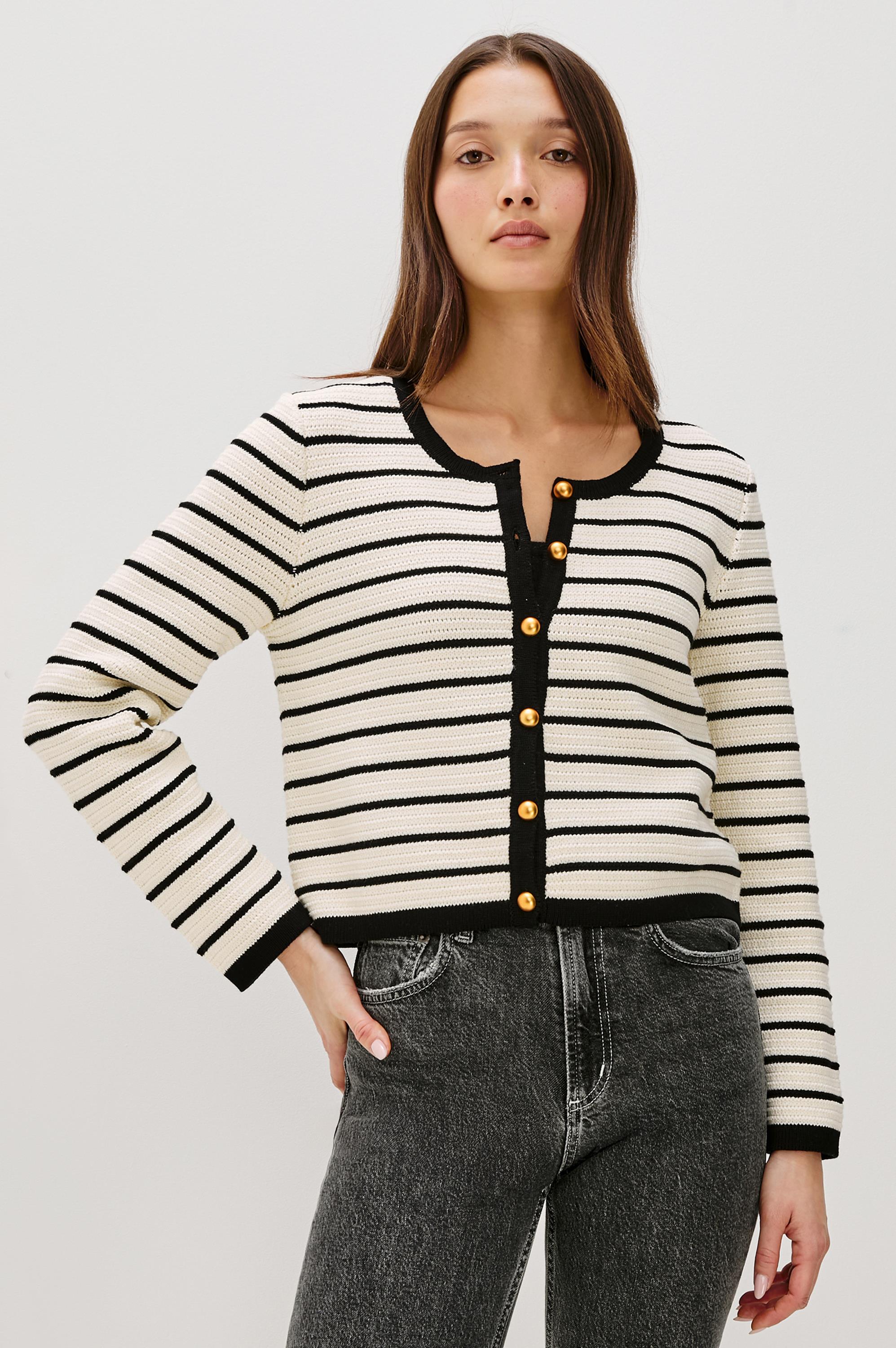Catiania Stripe Cardi