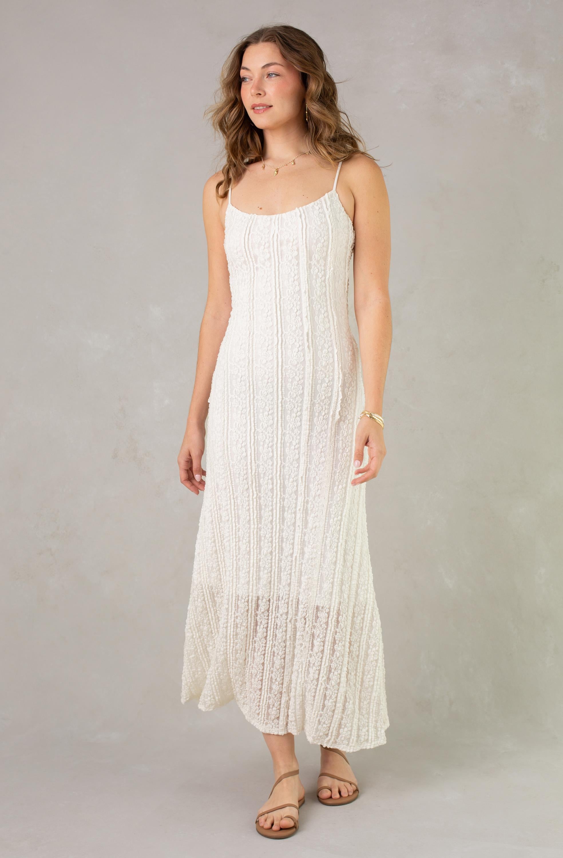 Mara Mesh Midi Dress