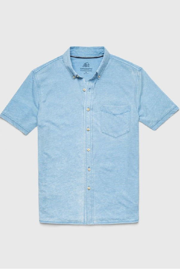 Tony Short Sleeve Burnout Knit Shirt