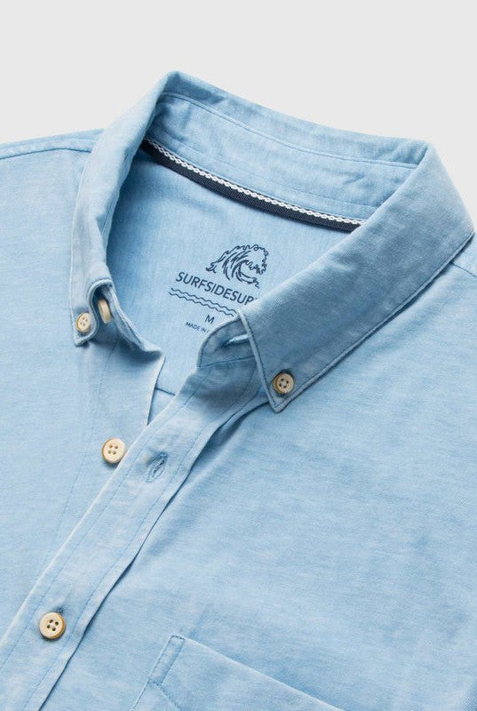 Tony Short Sleeve Burnout Knit Shirt