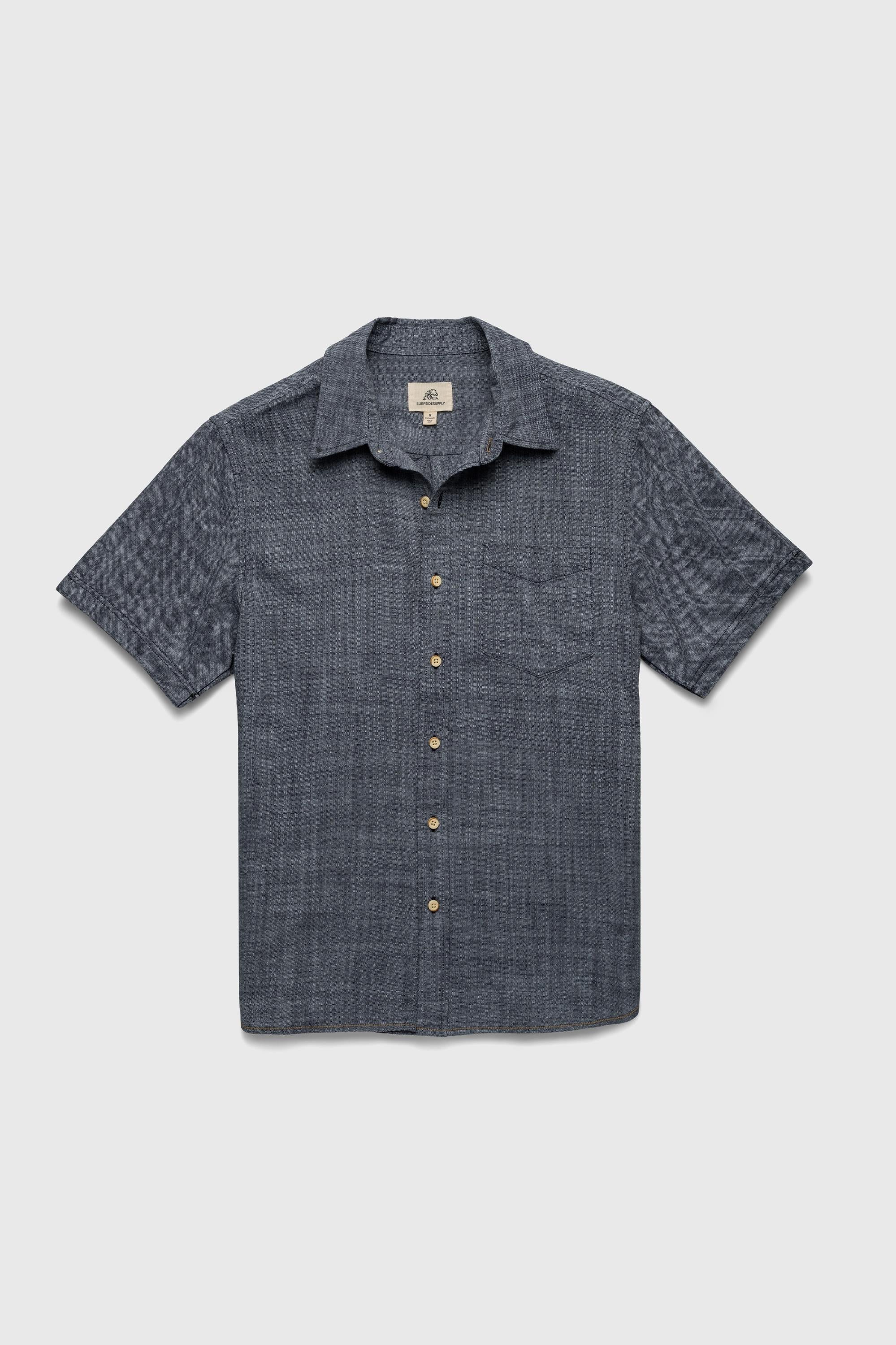 Joey Short Sleeve 2Tone Slub Shirt