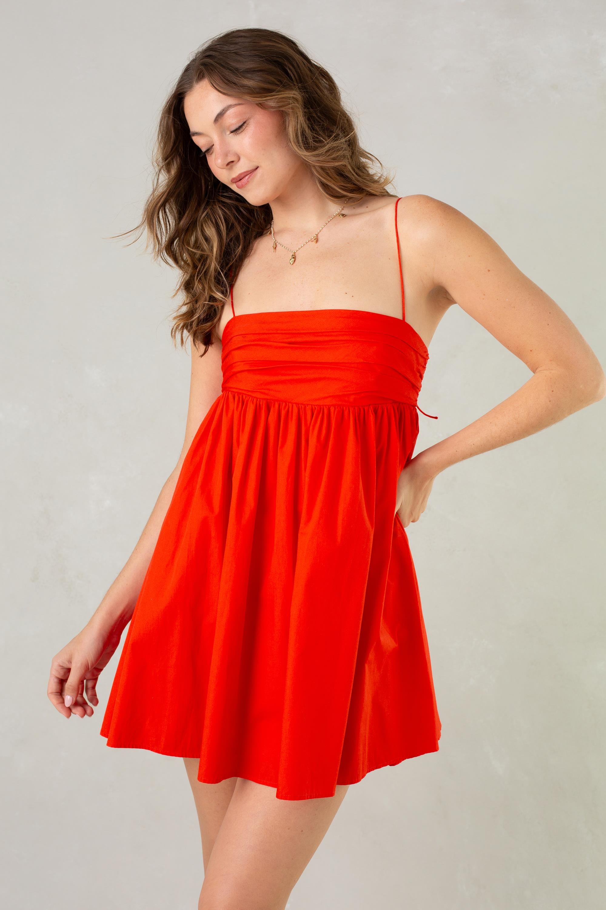 Lucille Organic Cotton Mini Dress