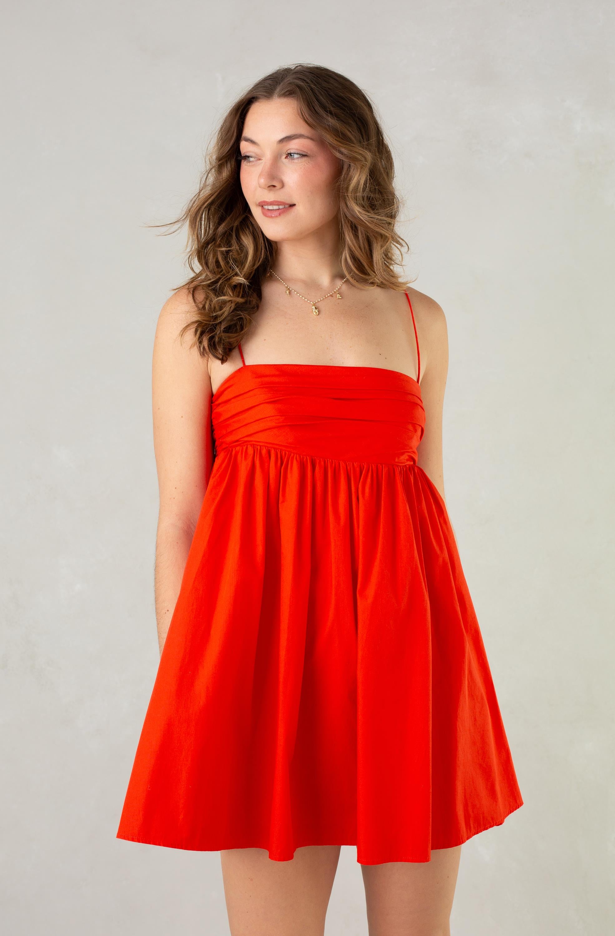 Lucille Organic Cotton Mini Dress