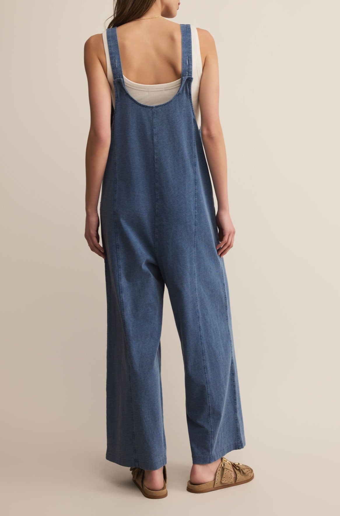 Brasilia Jersey Denim Jumpsuit