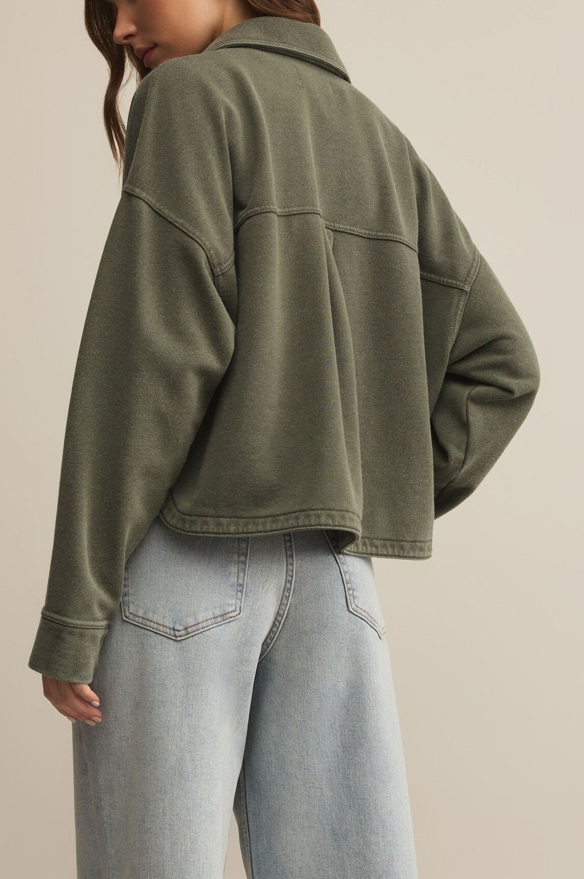 All Day Cropped Knit Jacket