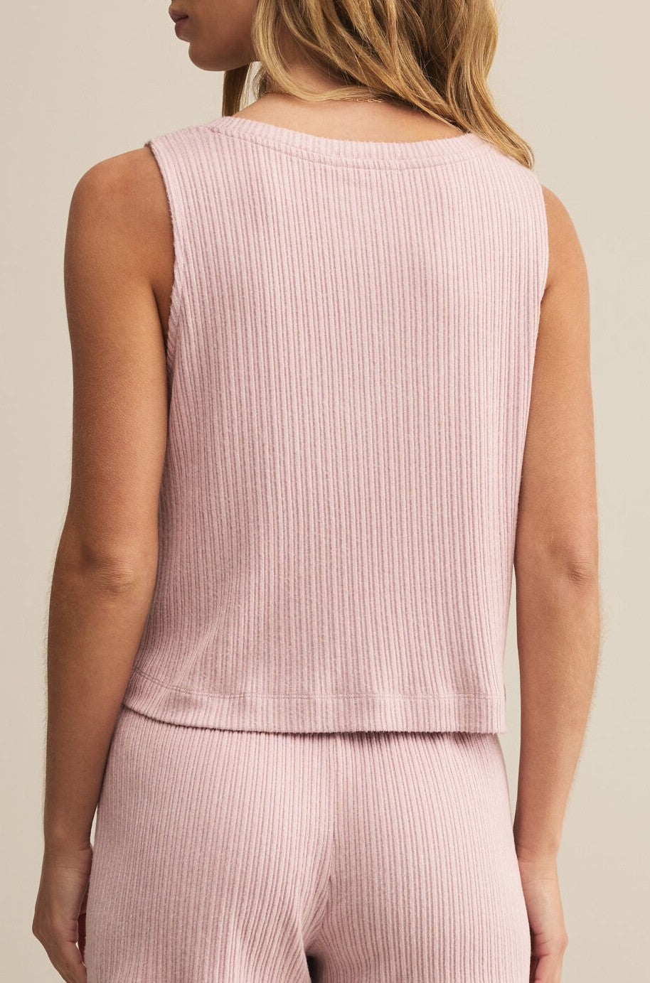 Sloane V-Neck Rib Top