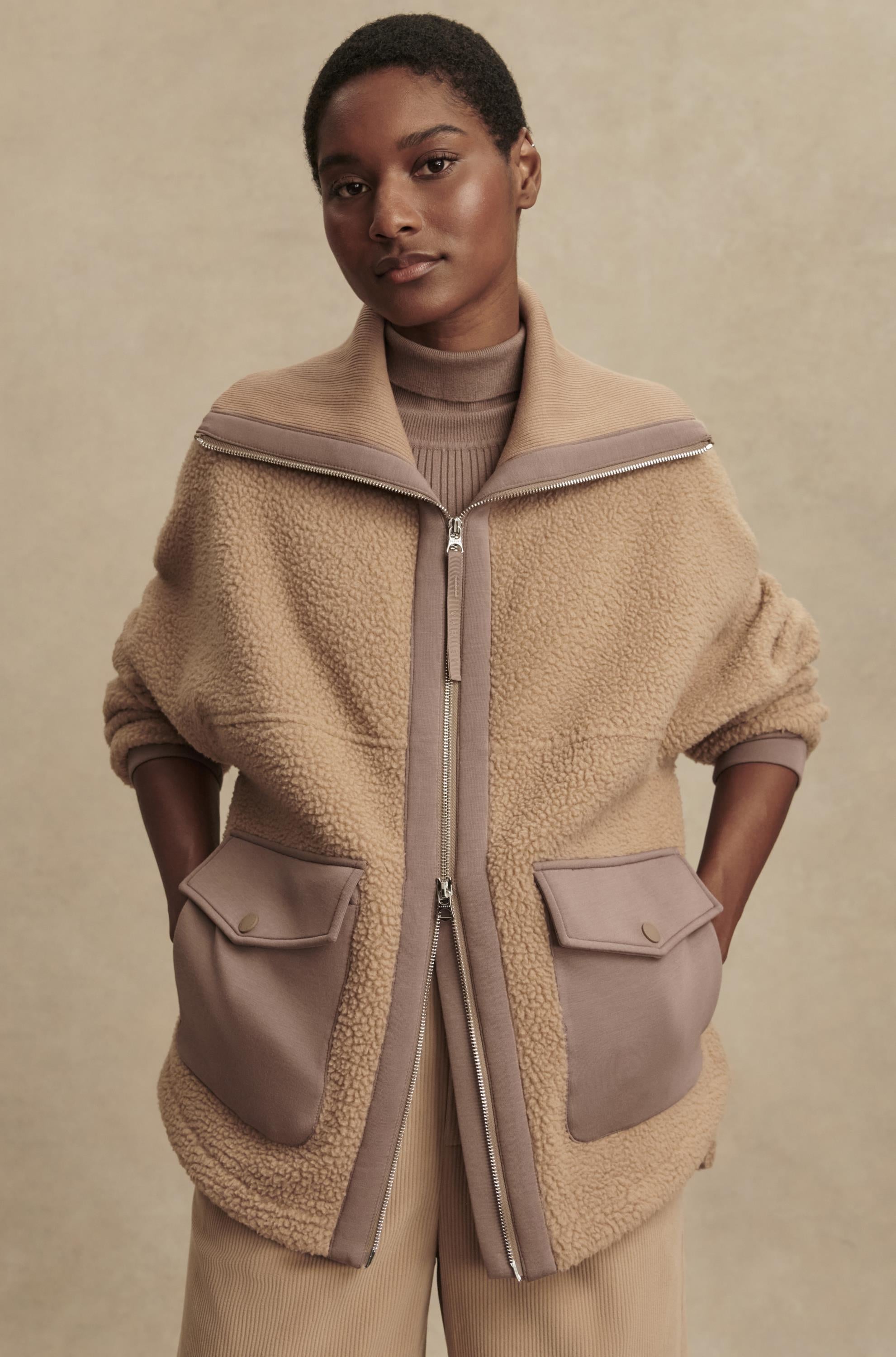 Eleanor Patch Pocket Fleece Chanterelle – South Moon Under