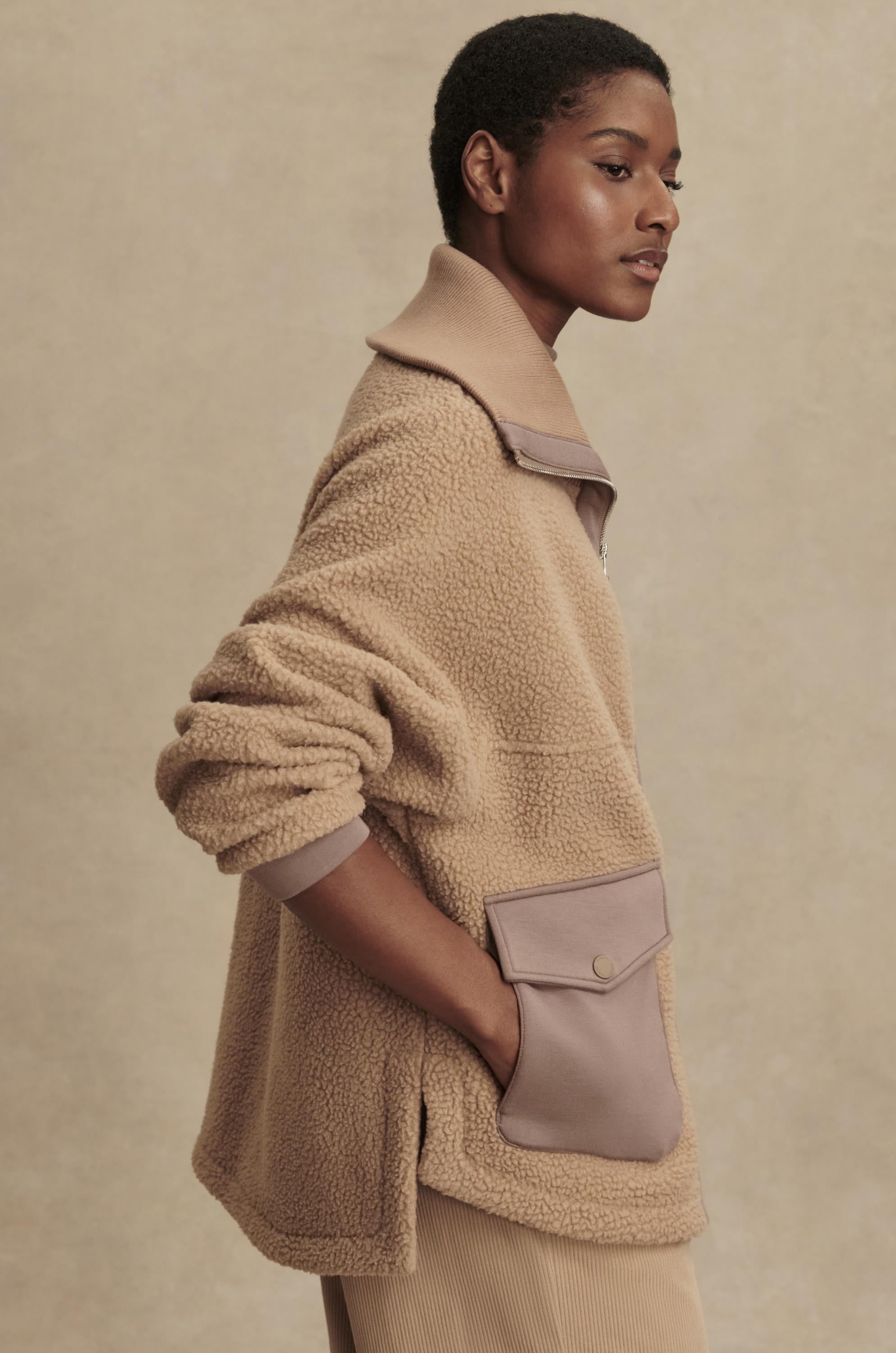 Eleanor Patch Pocket Fleece