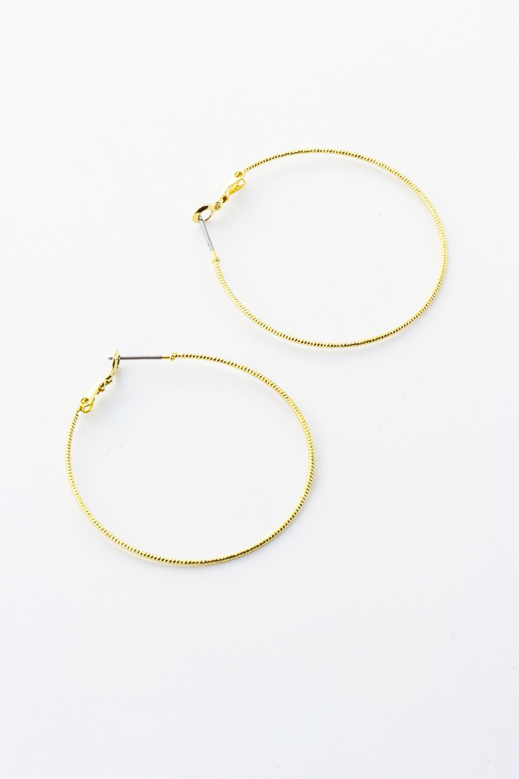 Barely There Hoop Earrings