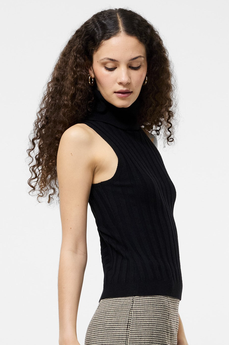 Turtleneck Tank Sweater