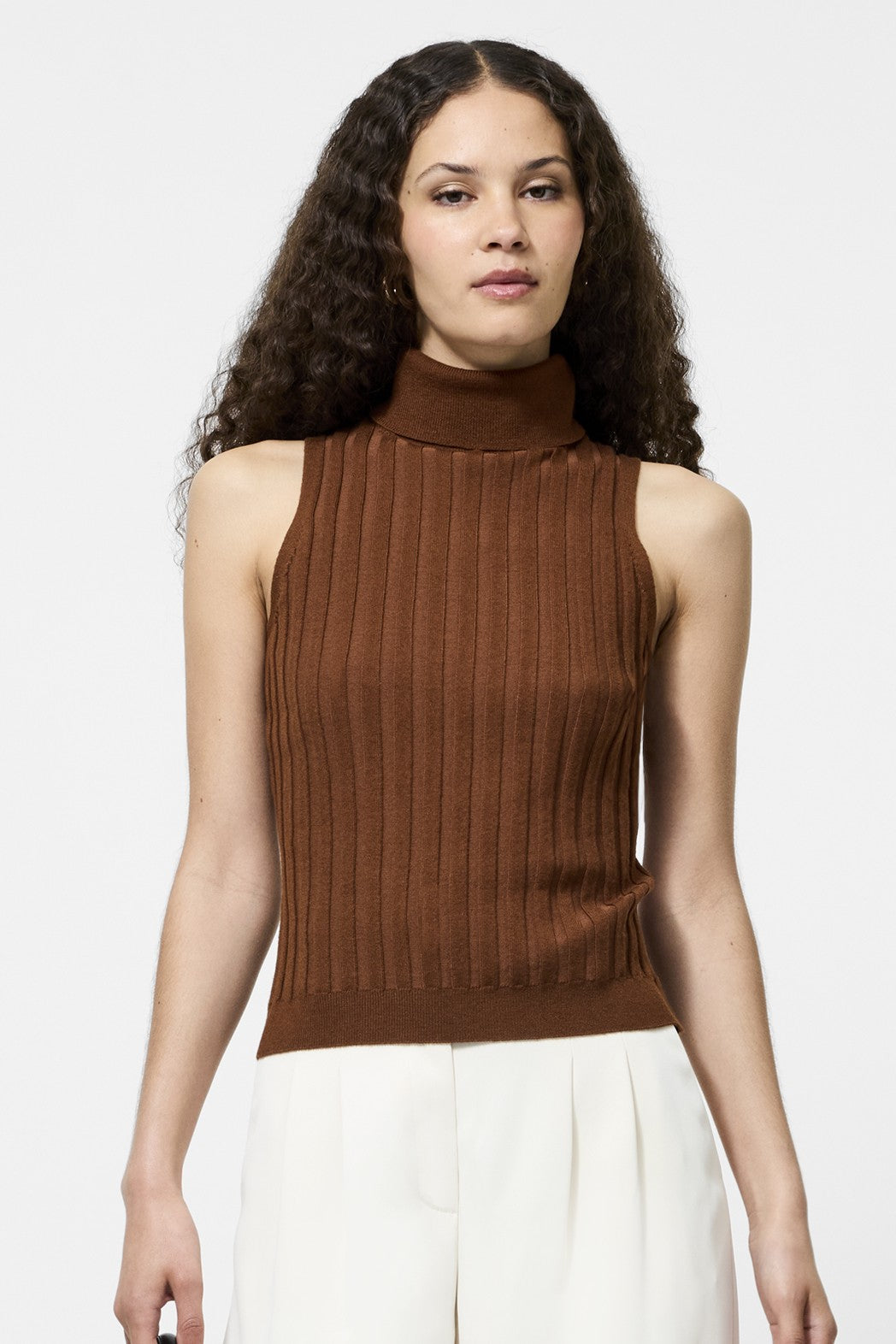 Turtleneck Tank Sweater