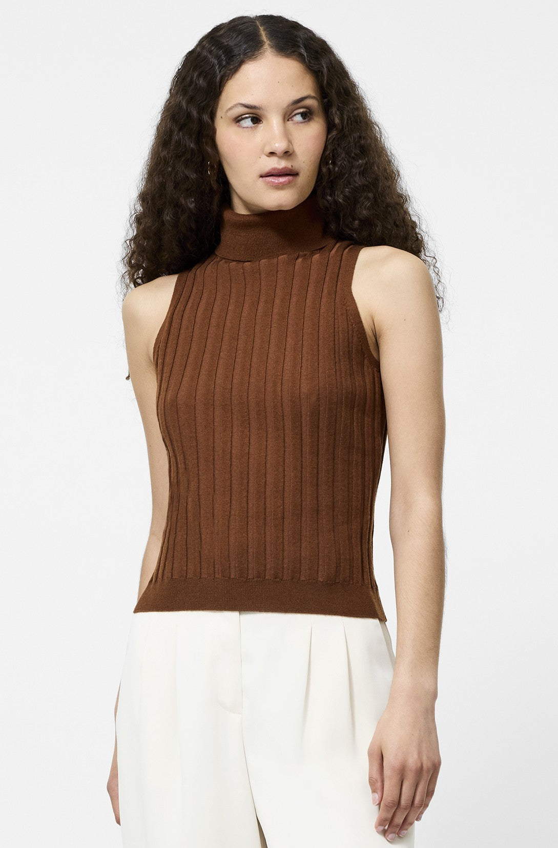Turtleneck Tank Sweater