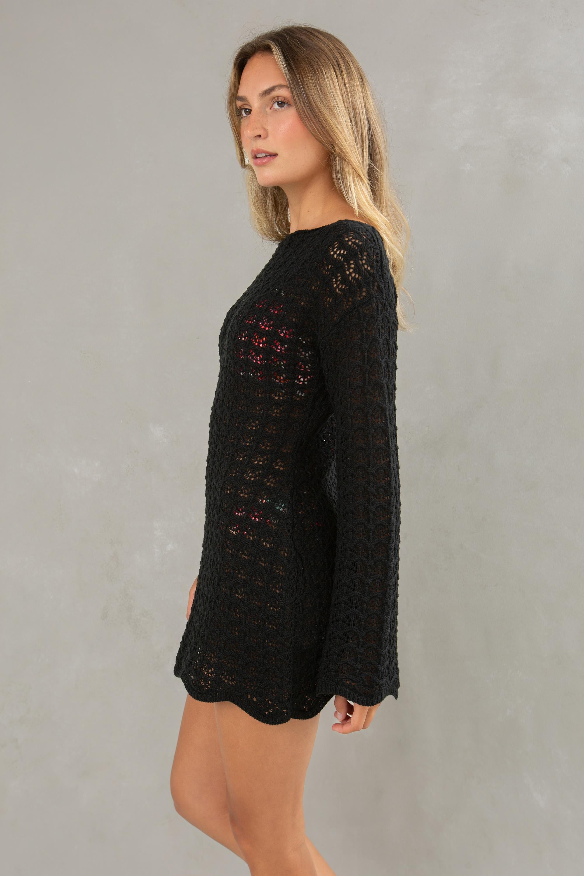 Callie Crochet Cover Up Tunic