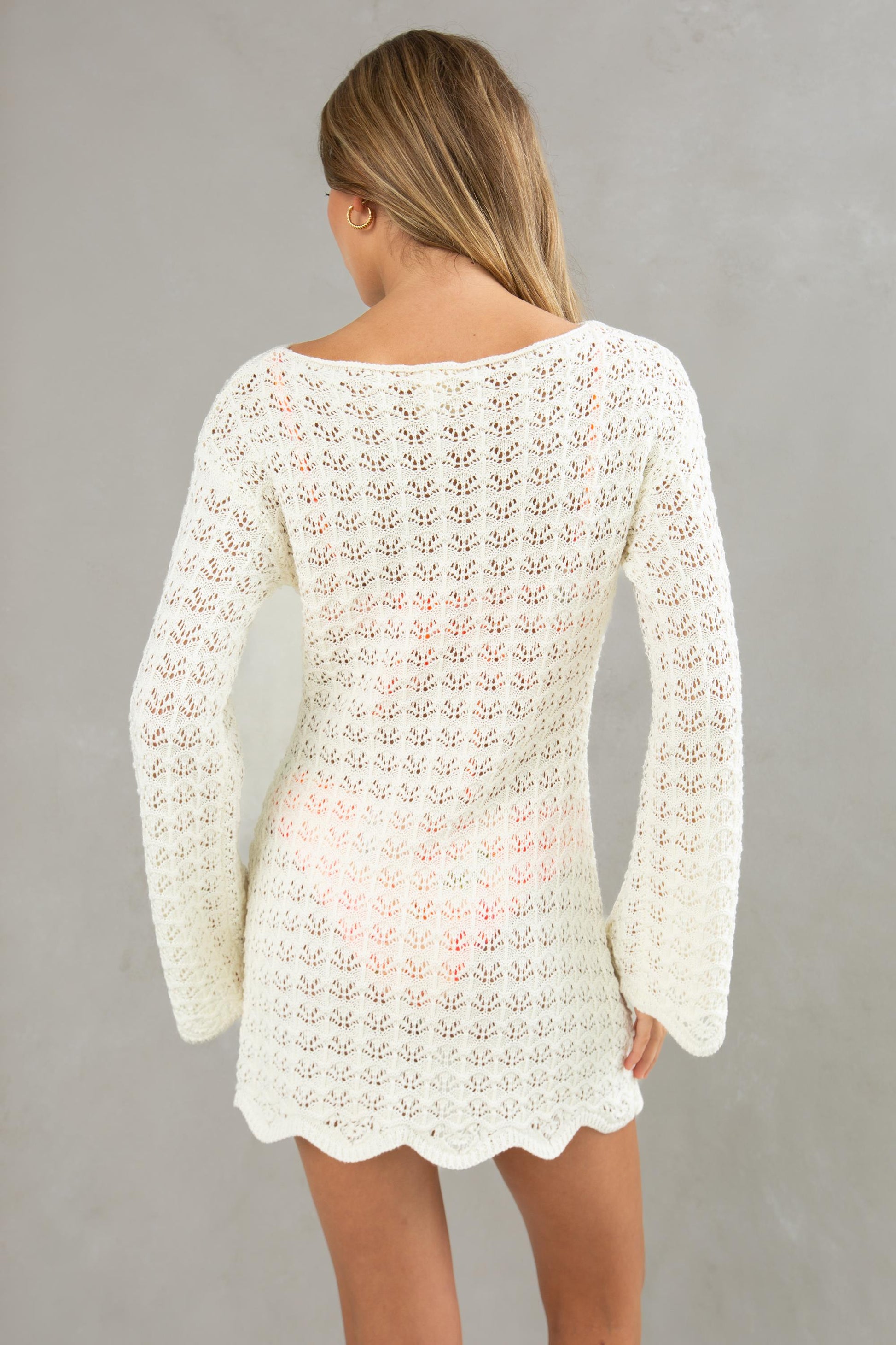 Callie Crochet Cover Up Tunic Black South Moon Under Callie Crochet Cover Up Tunic Black South Moon Under