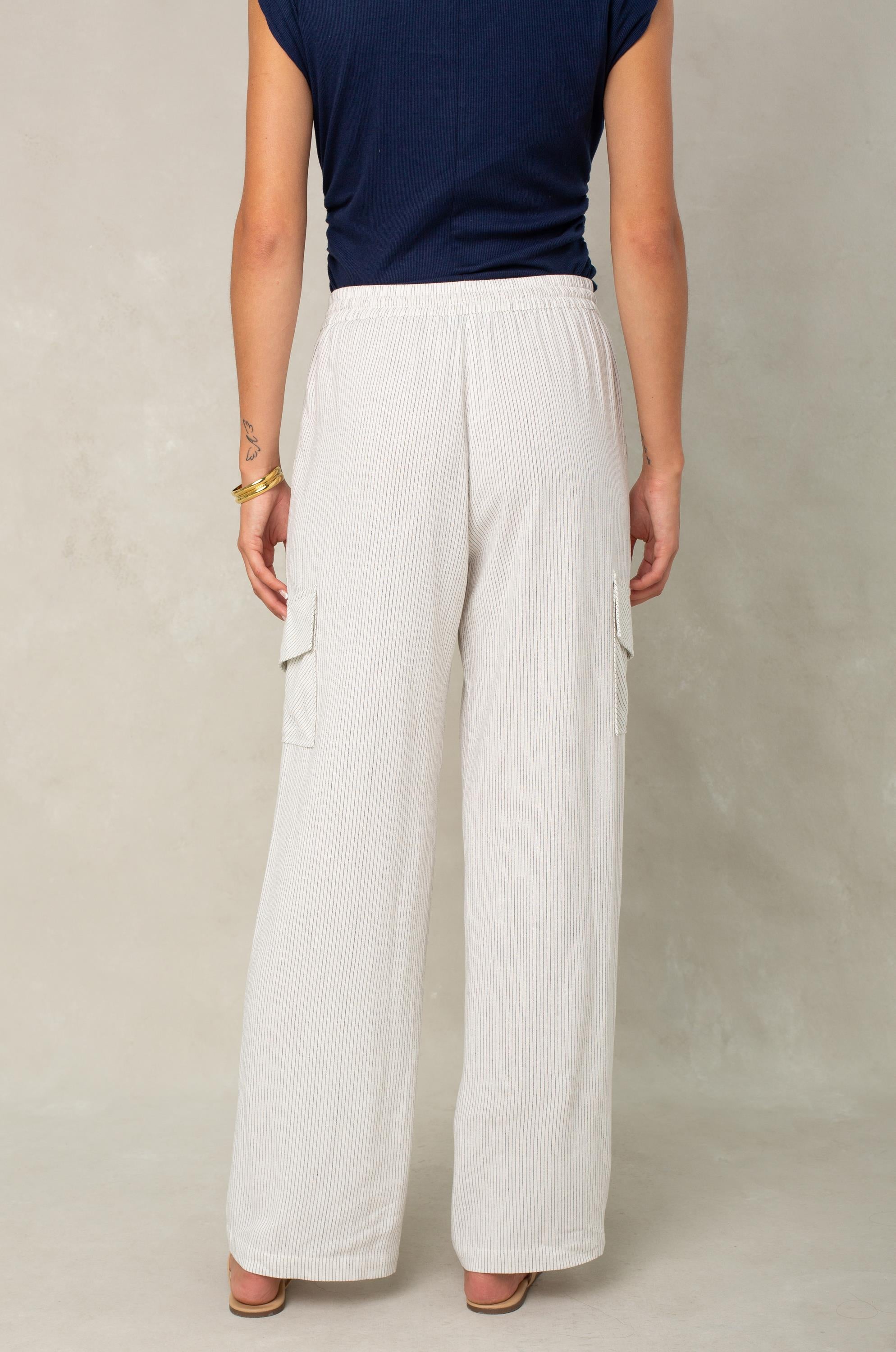 Emma Pinstripe Pant