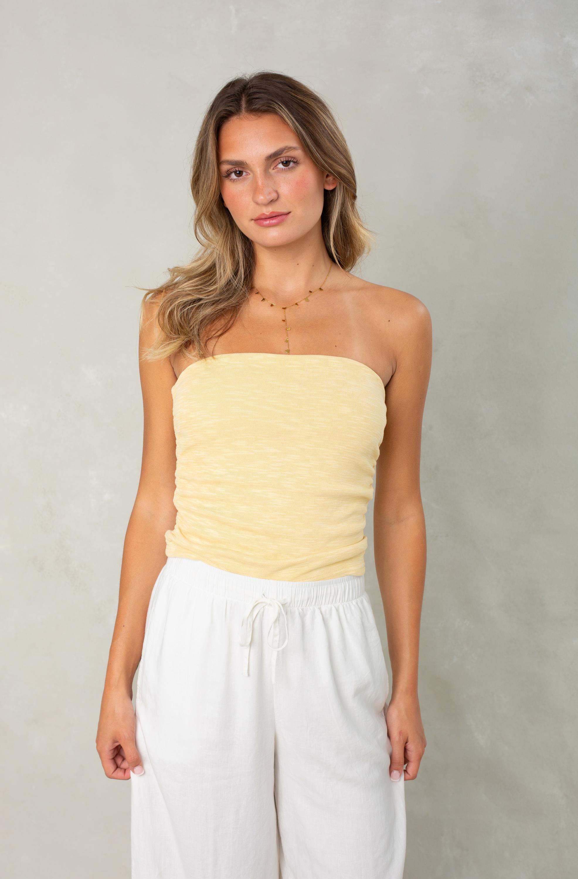 Becky Strapless Top