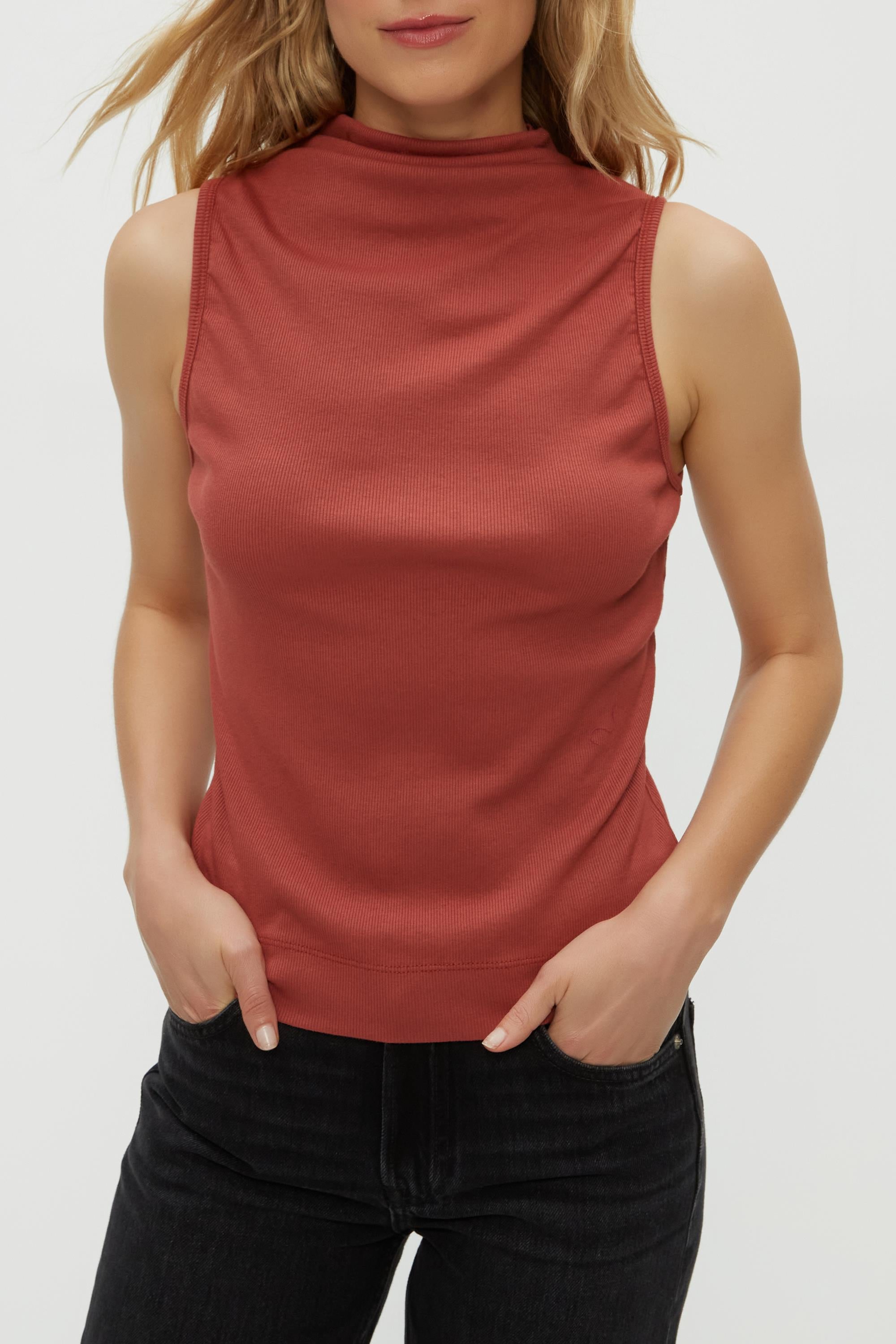 Chiara Drape Neck Tank