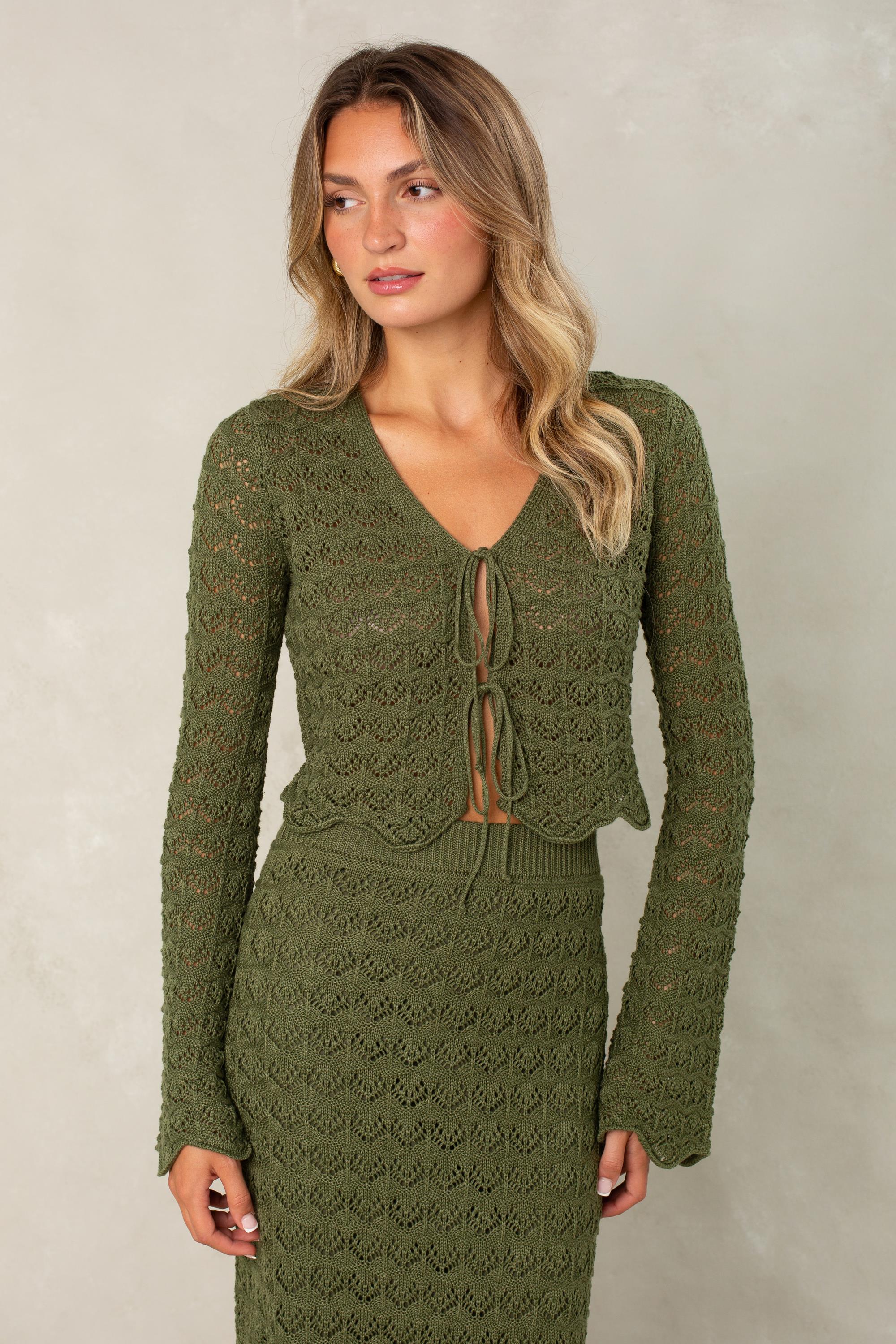 Andrea Two Tie Cardigan