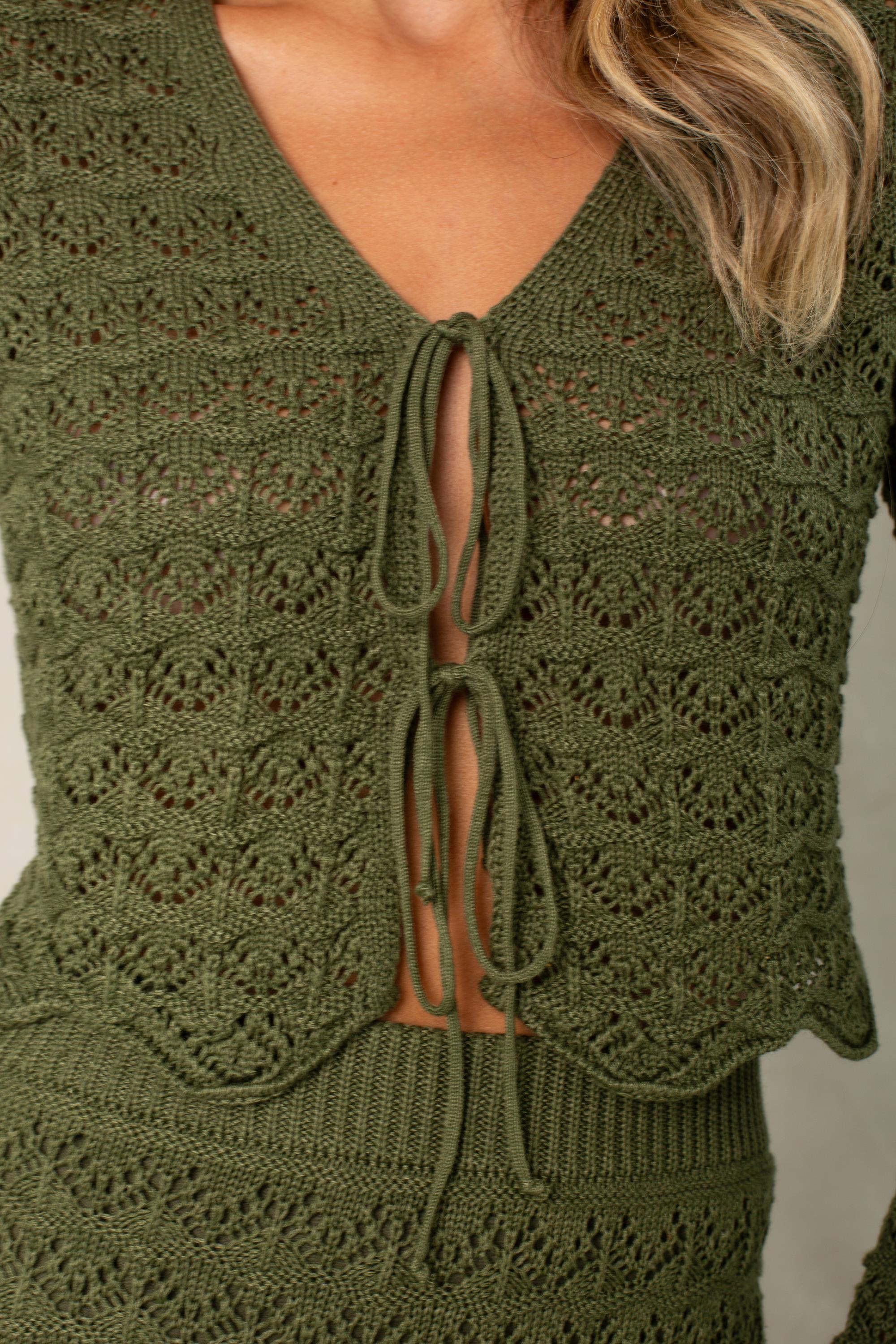 Andrea Two Tie Cardigan