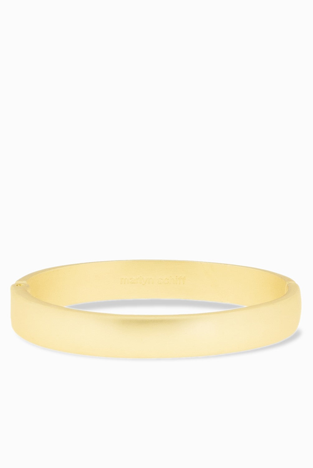 Wide Flat Hinge Bangle