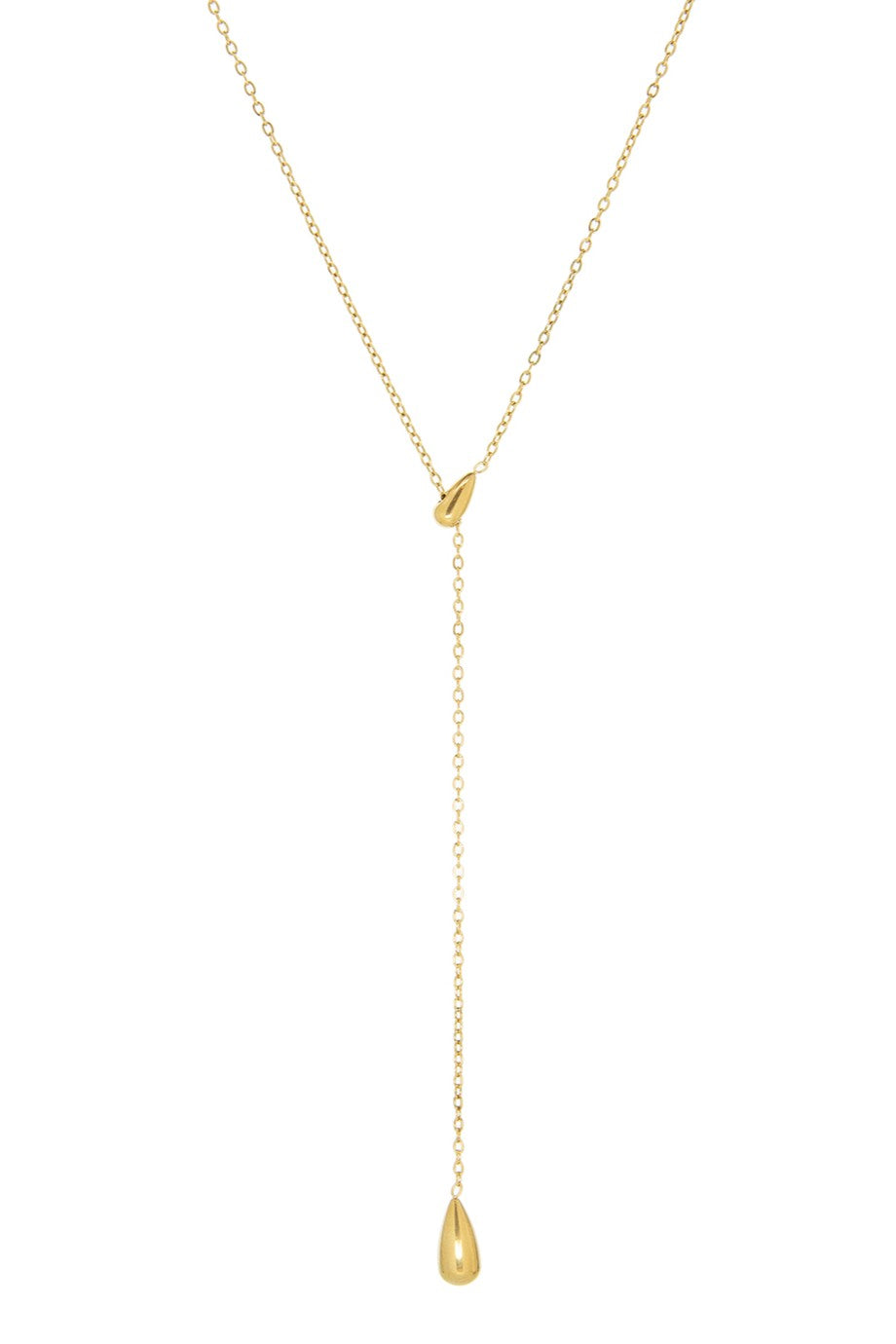 Droplet Lariat Necklace