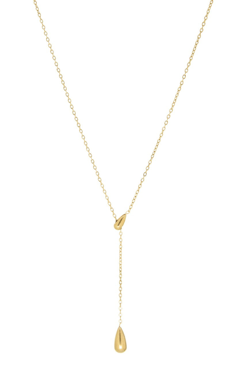 Droplet Lariat Necklace