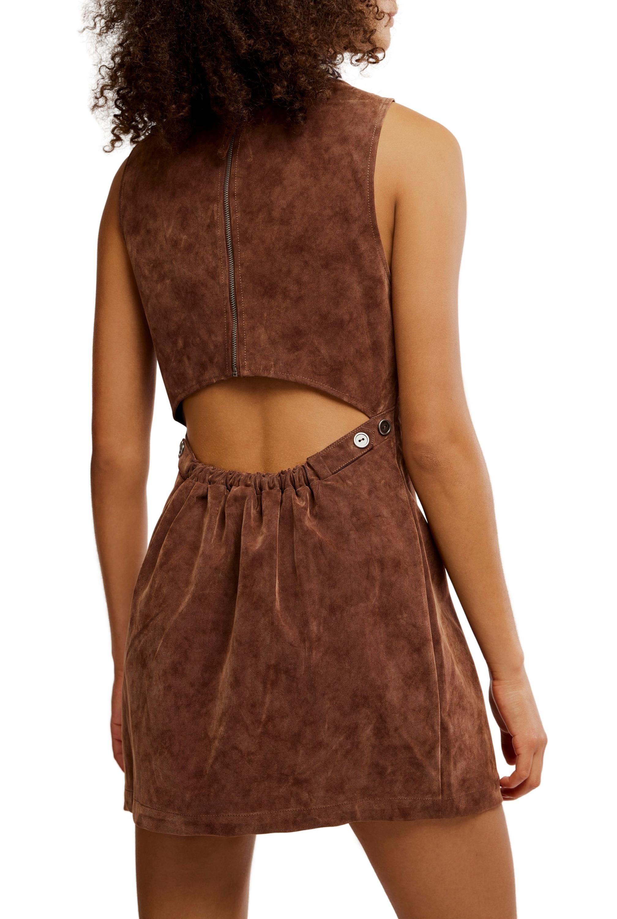 Atlas Suede Mini Dress