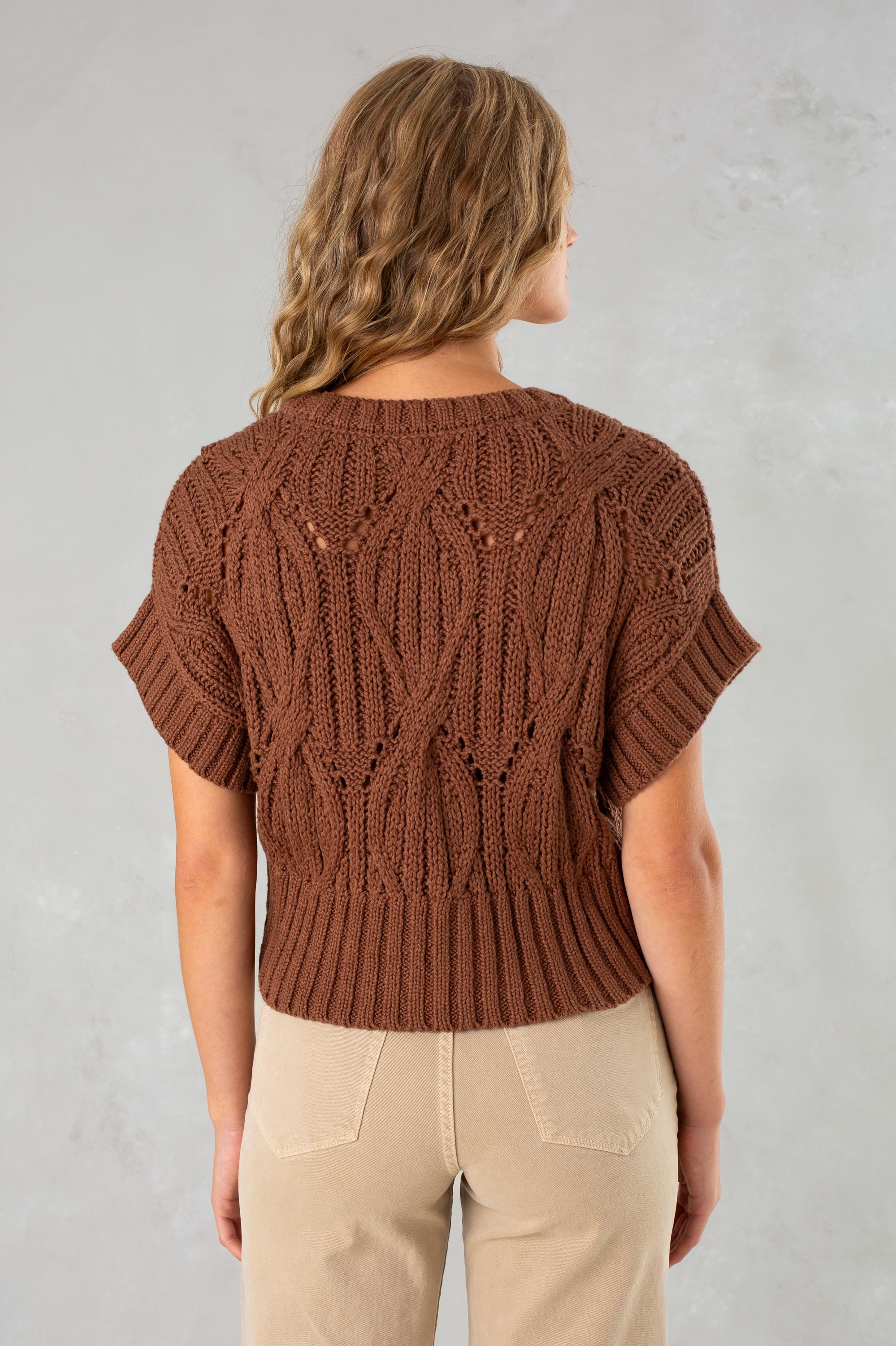 Cali Crochet Sweater Tee