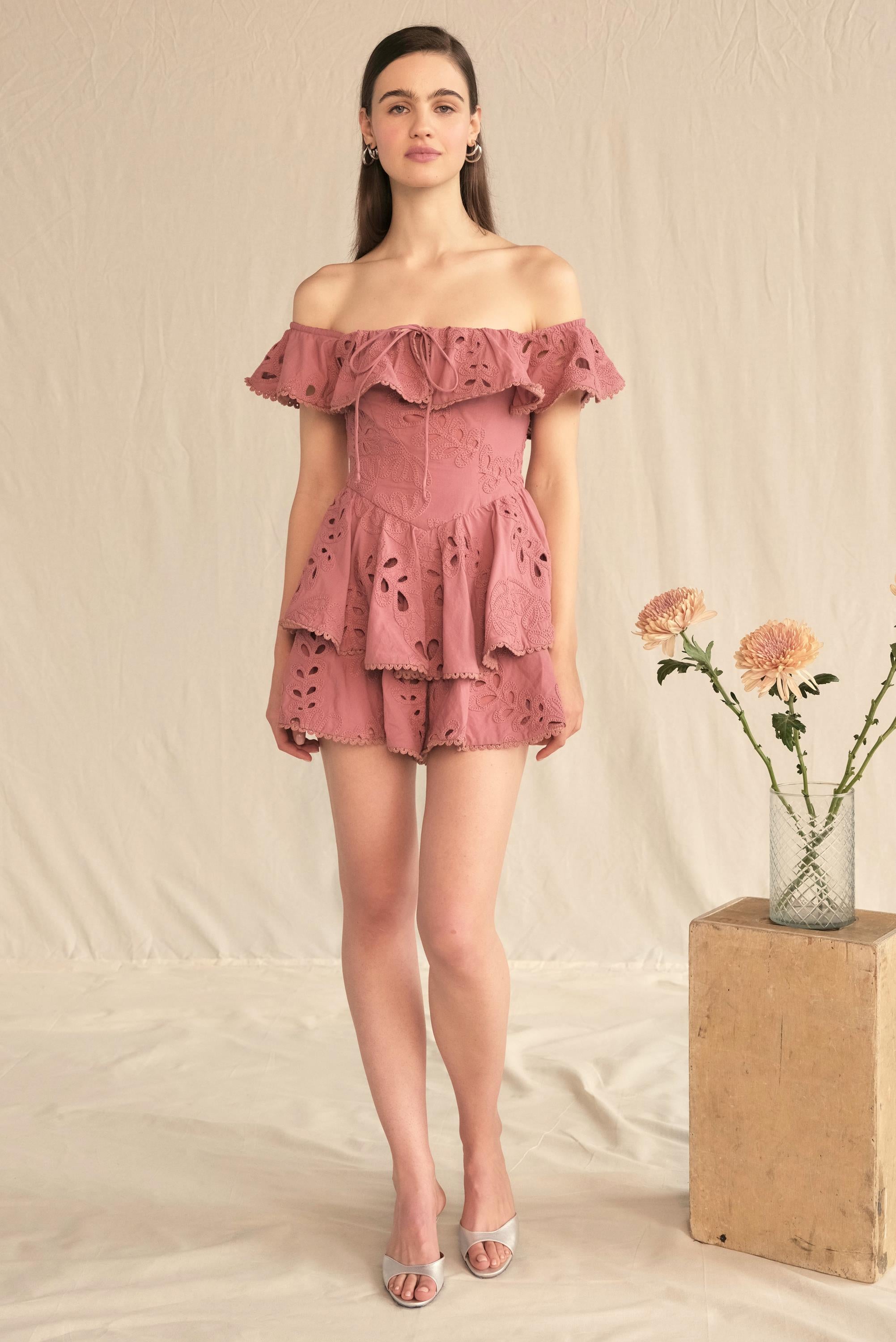 Megara Romper Dusty Rose – South Moon Under