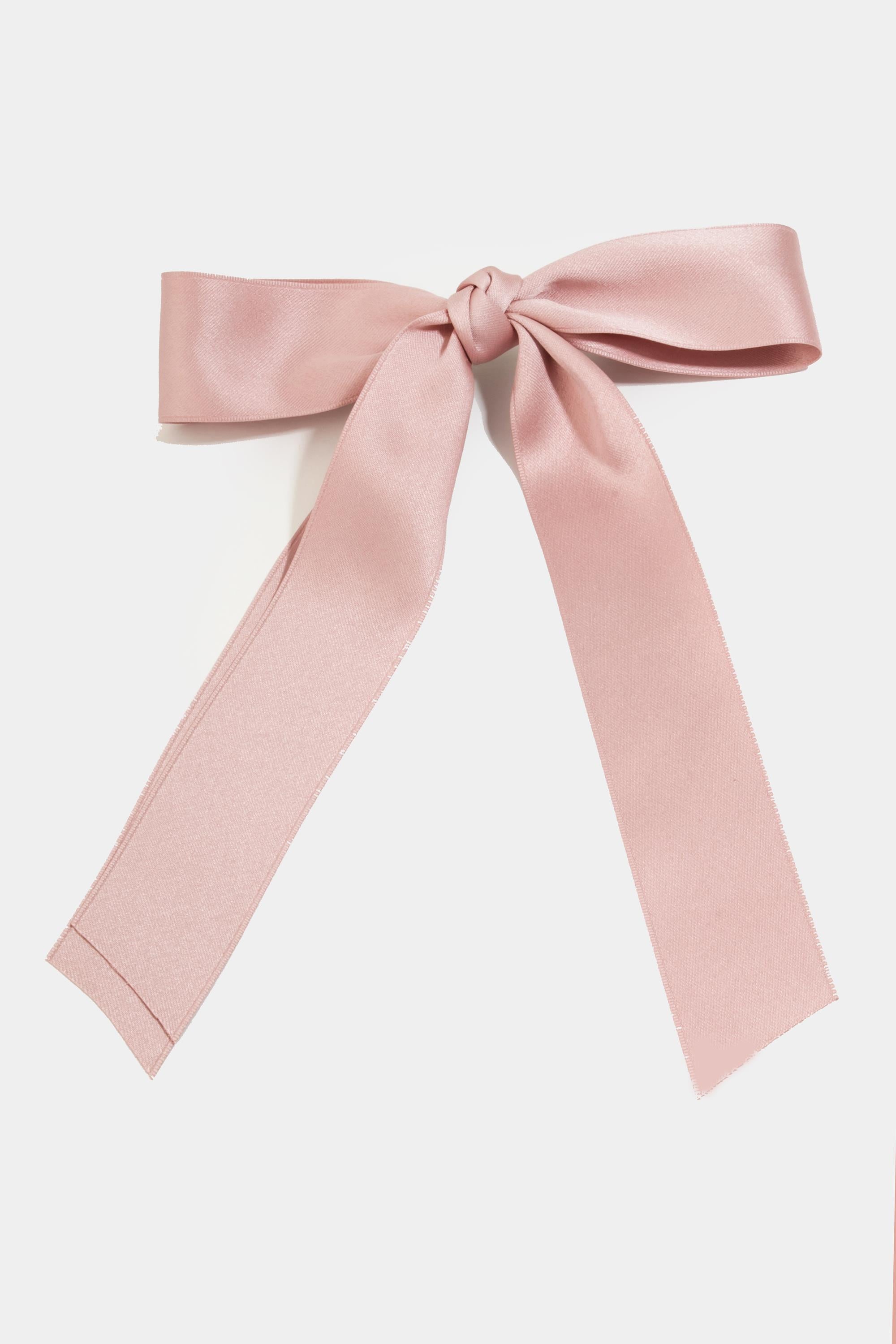 Pink Bow Barette