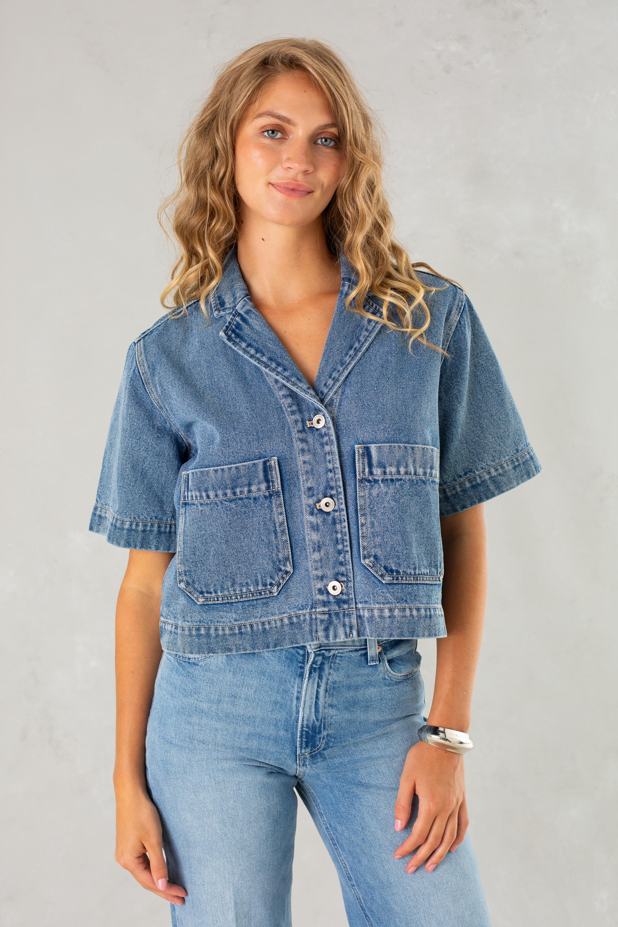 Dede Short Sleeve Denim Jacket