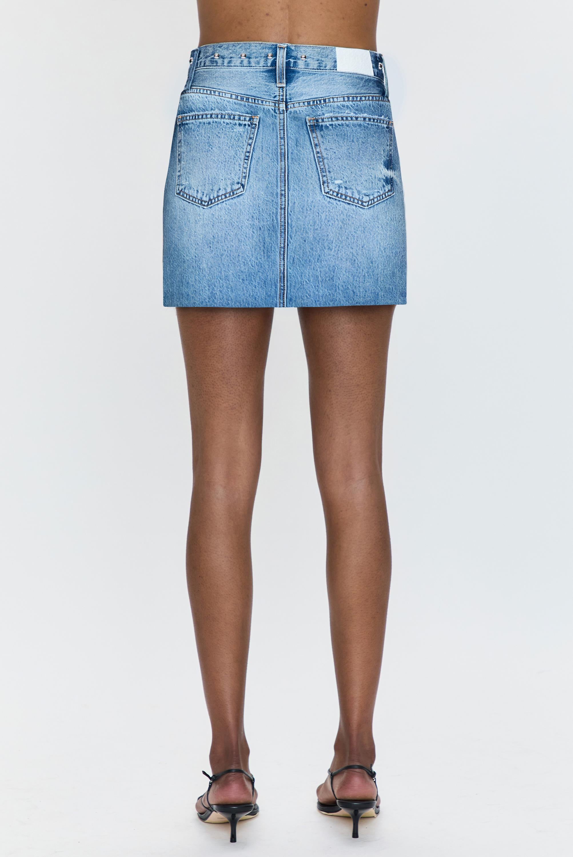 Studded Skye Mini Skirt In Athena Vintage