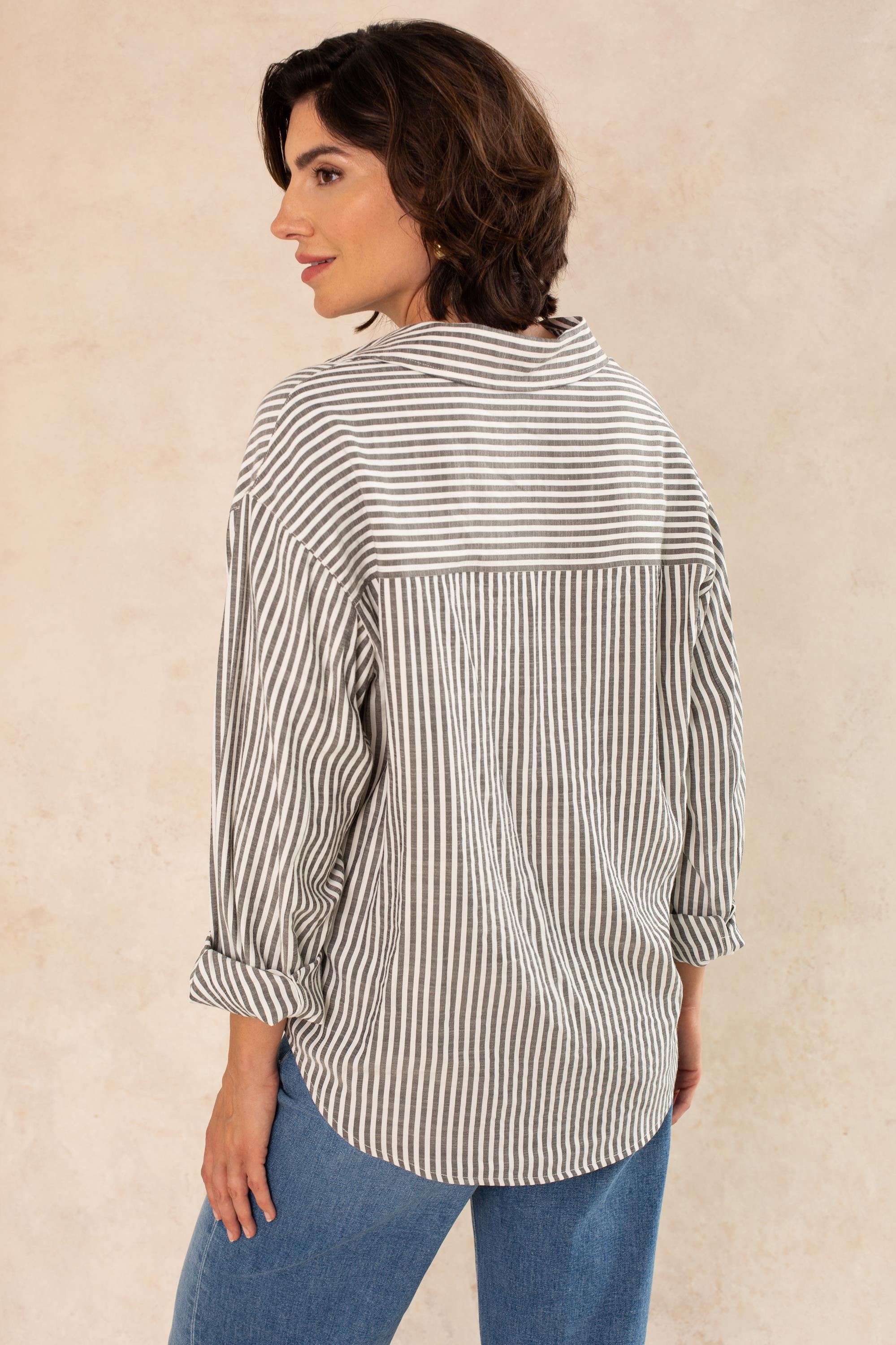 Molly Striped Button Down