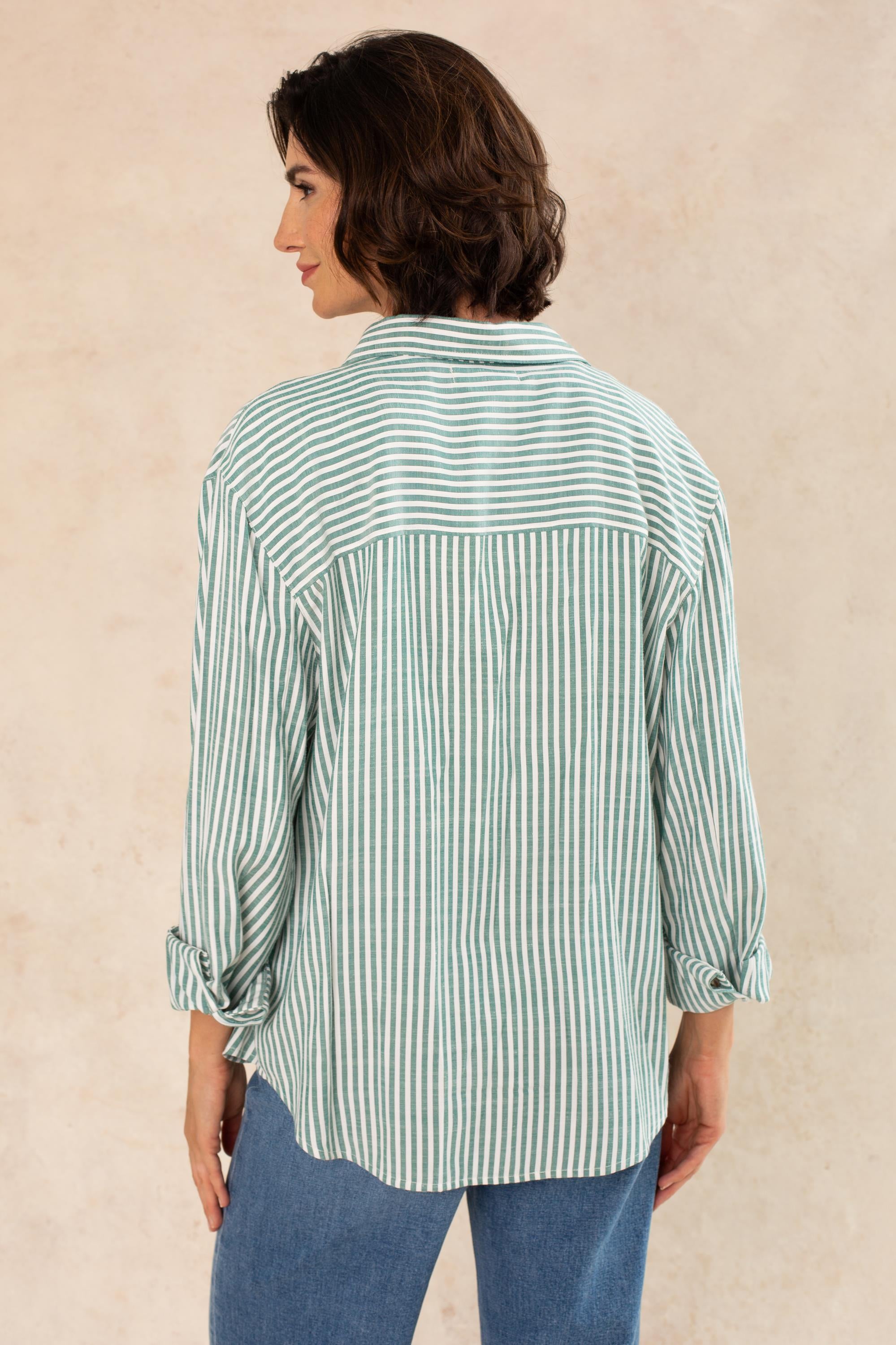 Molly Striped Button Down